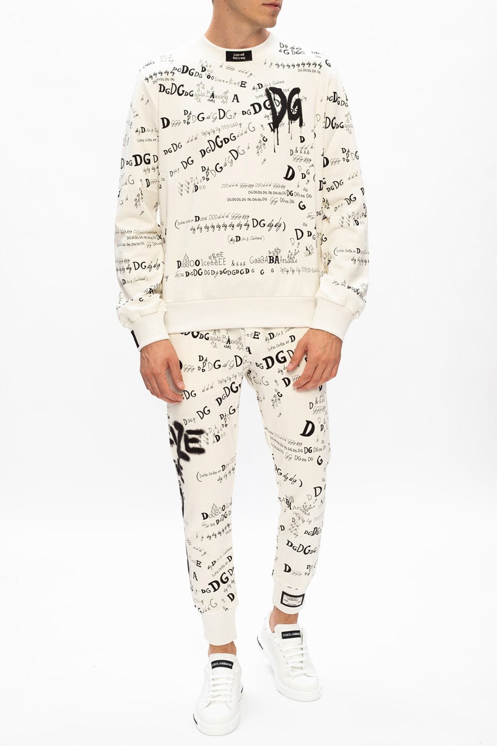 Dolce & Gabbana All-Over DG Logo Jogging Pants