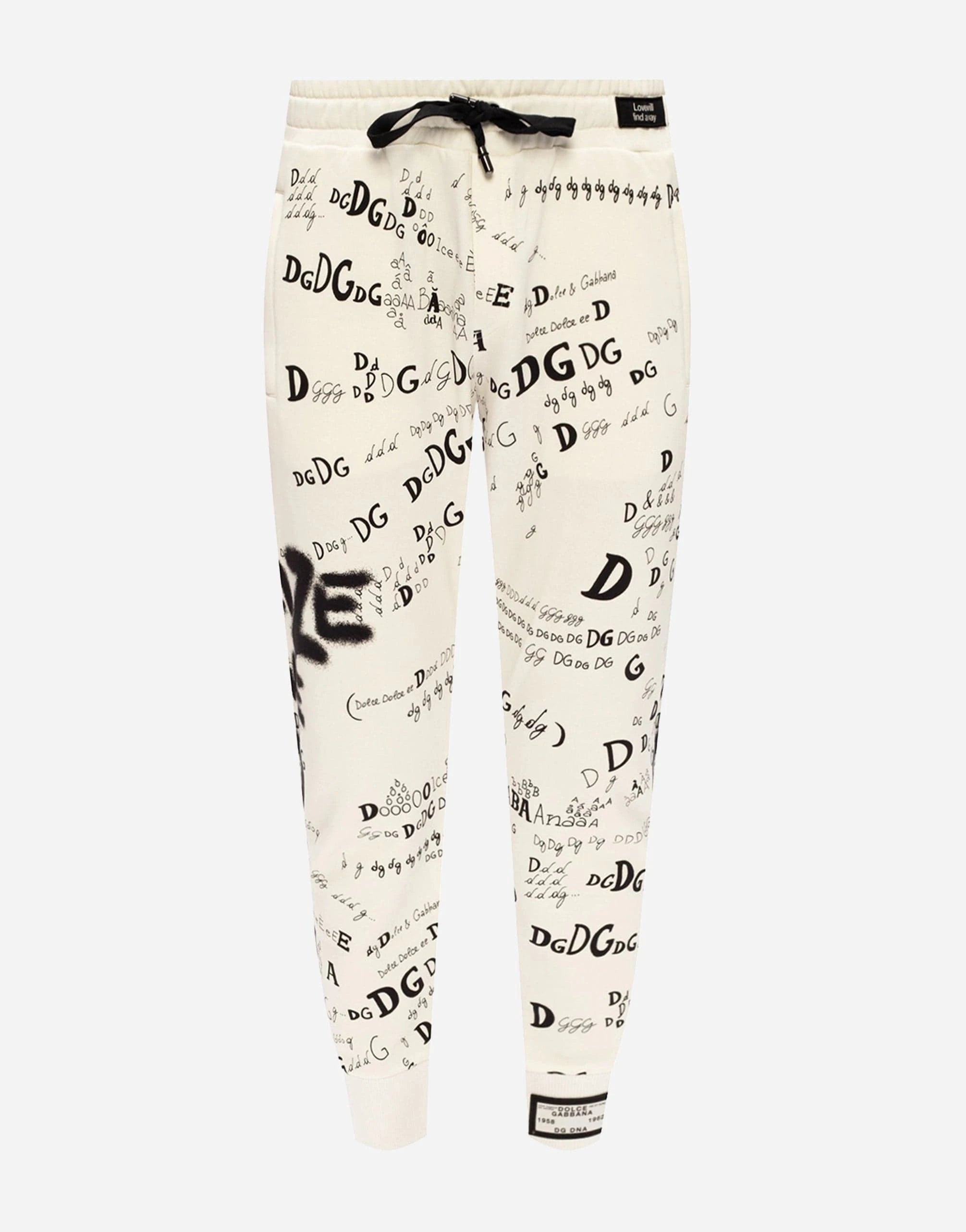 Dolce & Gabbana All-Over DG Logo Jogging Pants