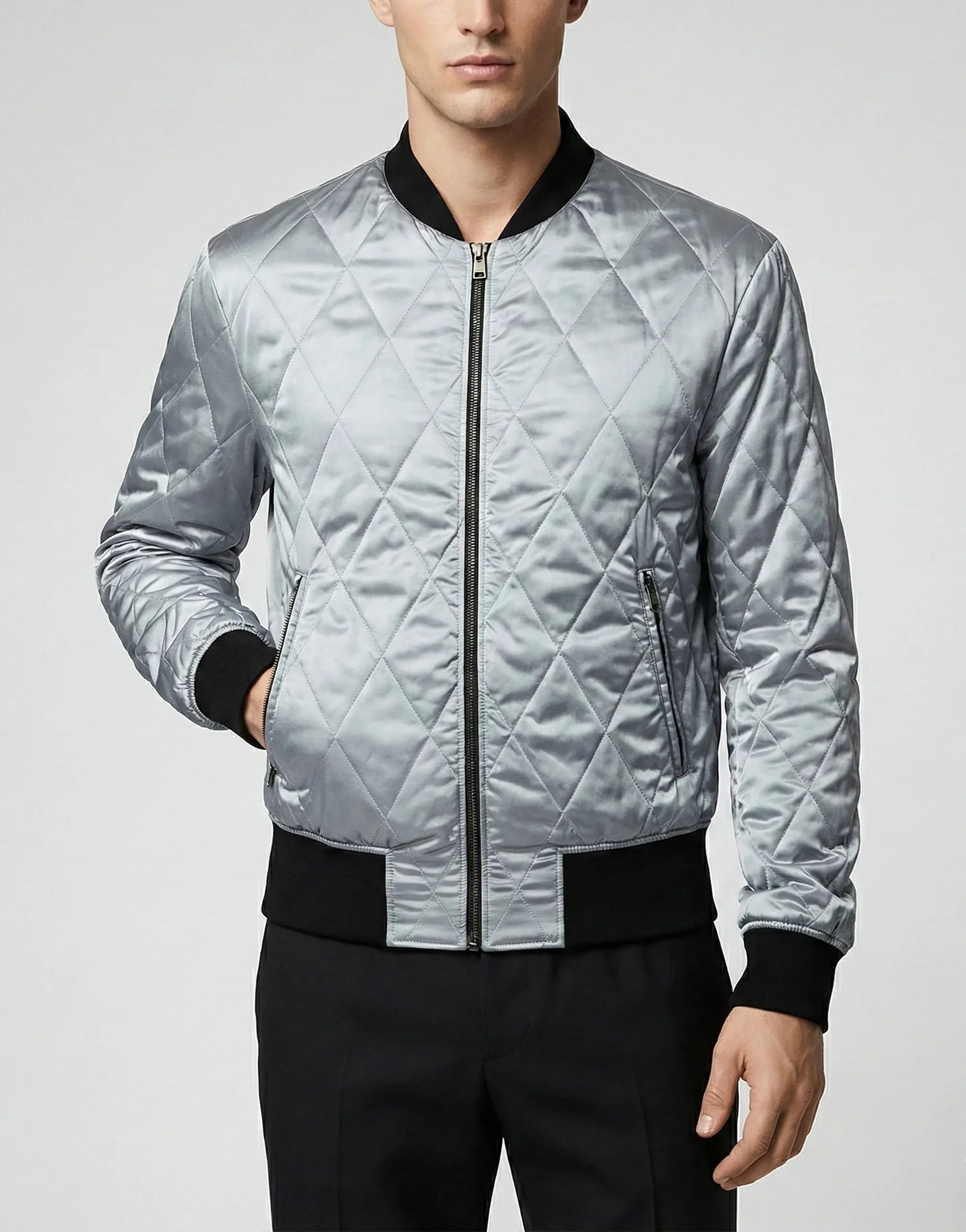 Dolce & Gabbana All-Over DG Print Reversible Bomber Jacket