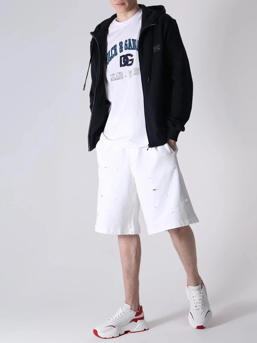 Dolce & Gabbana All-Over Distressed Shorts