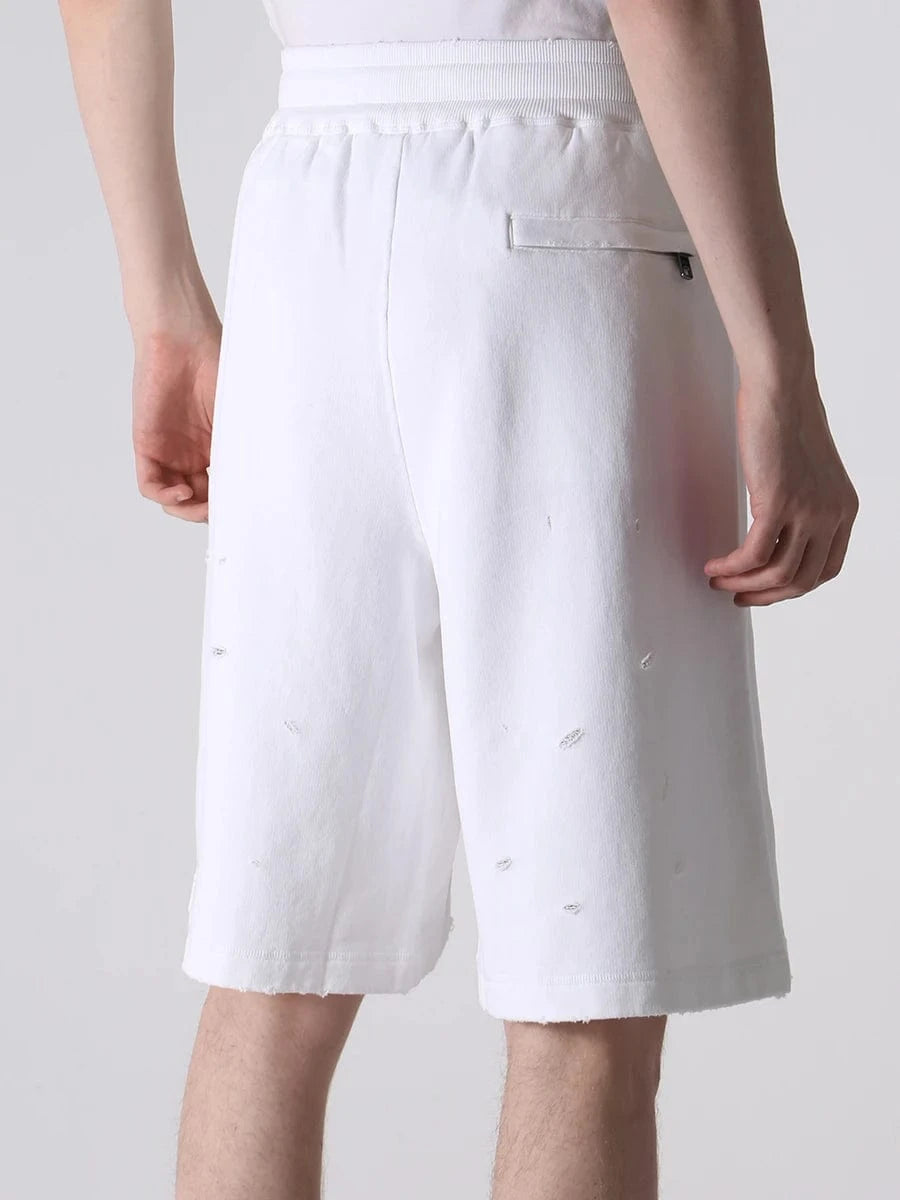 Dolce & Gabbana All-Over Distressed Shorts