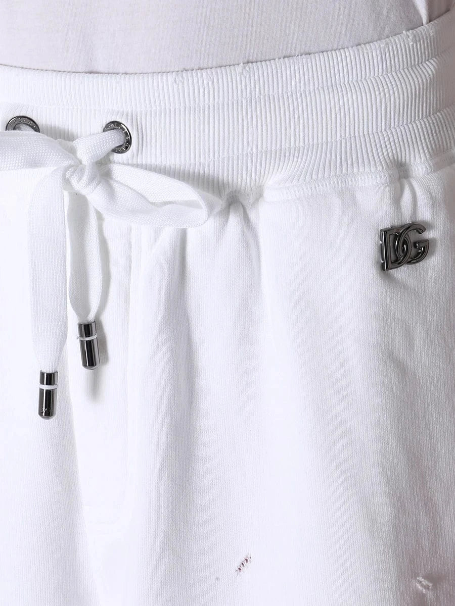 Dolce & Gabbana All-Over Distressed Shorts