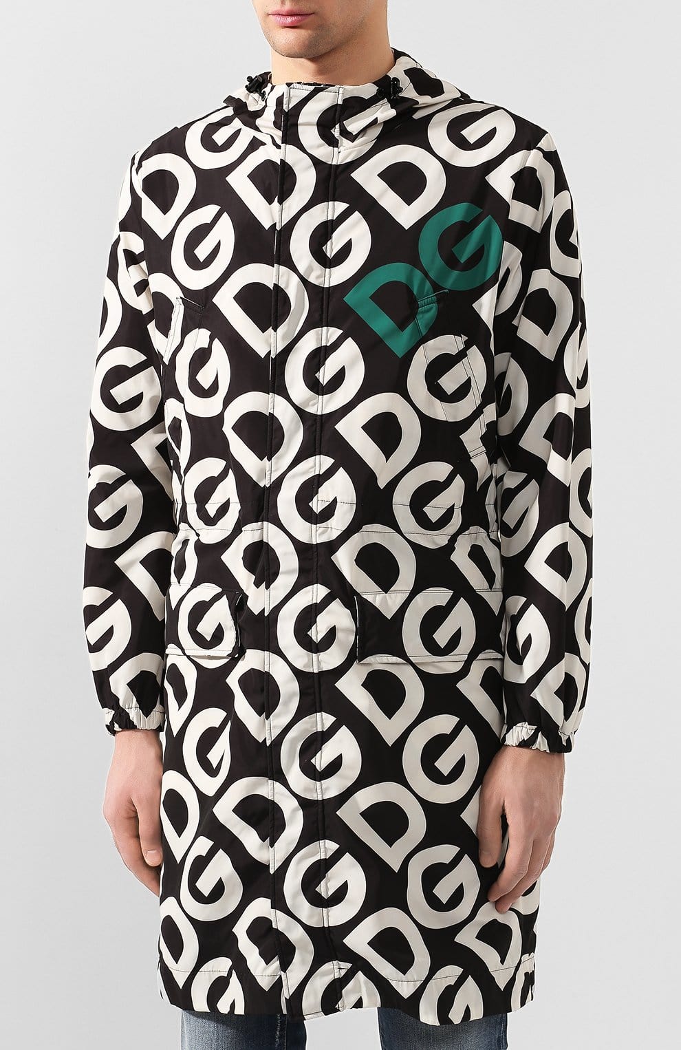 Dolce & Gabbana All-Over Logo Jacket