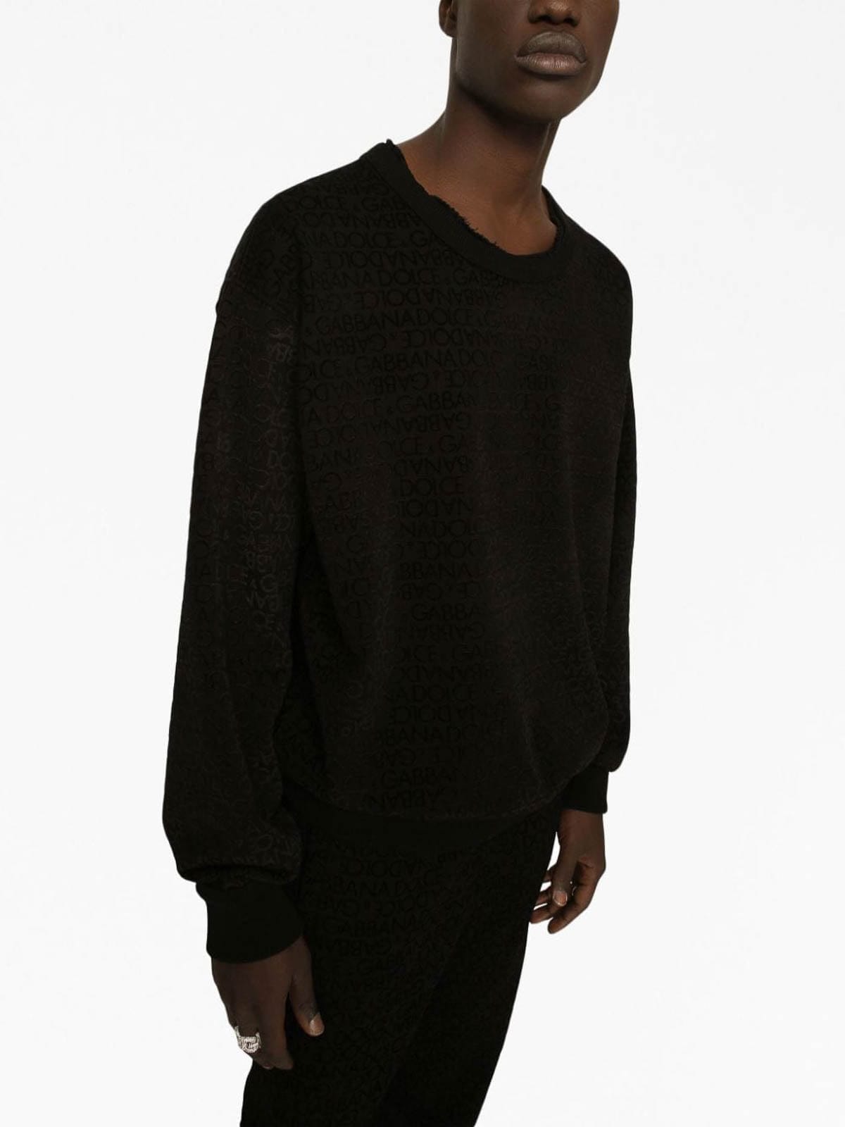 Dolce & Gabbana All-Over Logo Sweatshirt