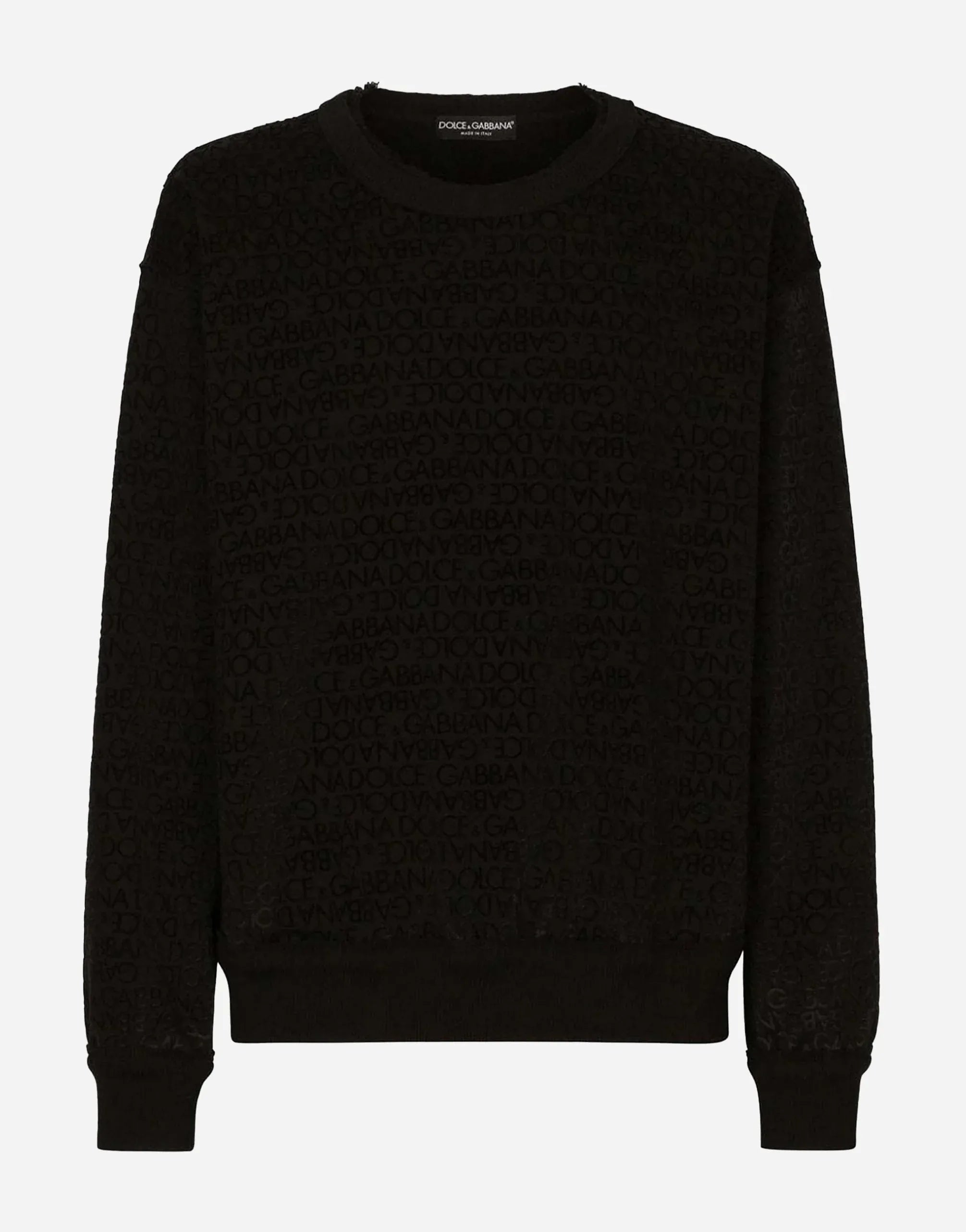 Dolce & Gabbana All-Over Logo Sweatshirt