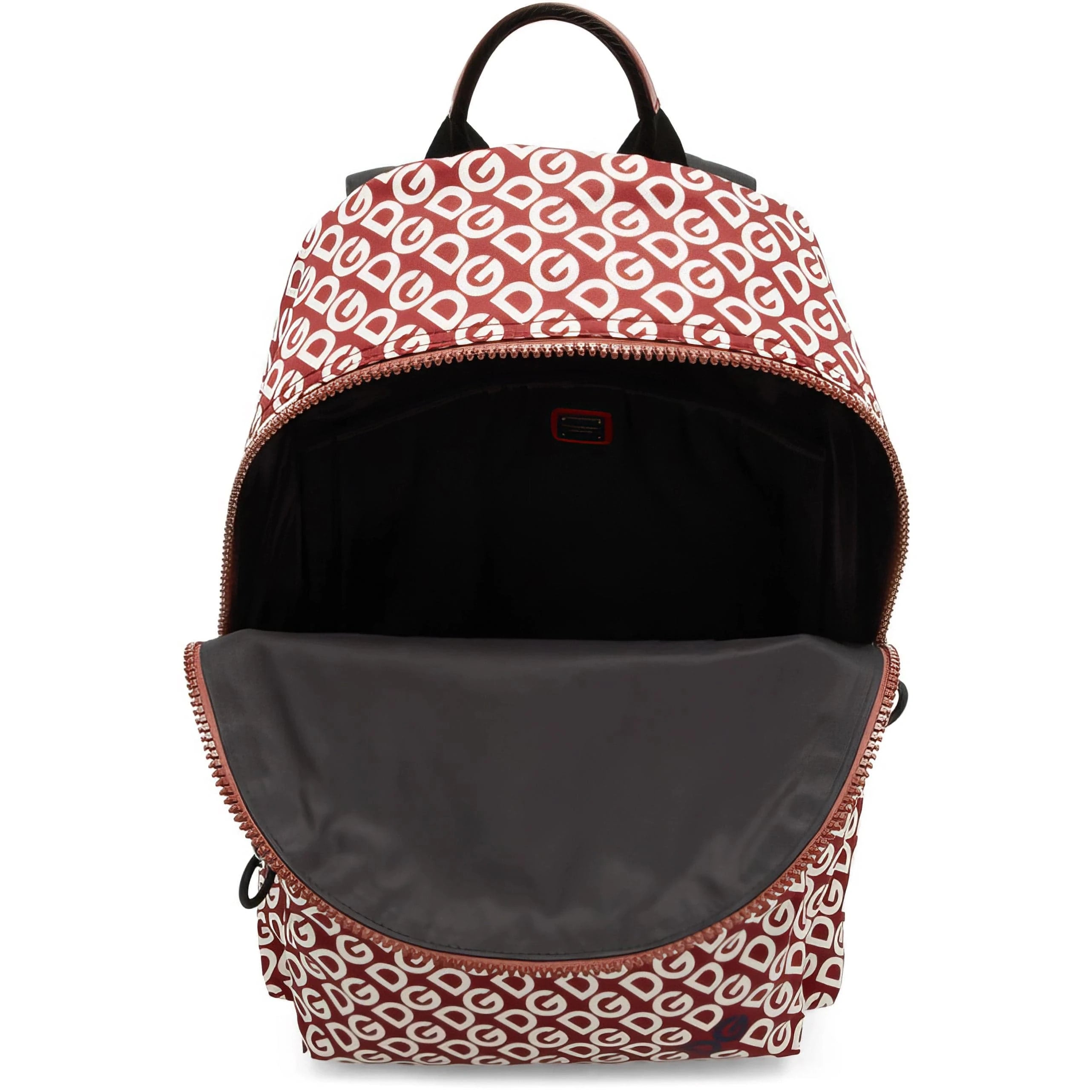 Dolce & Gabbana All-Over White Logo Backpack