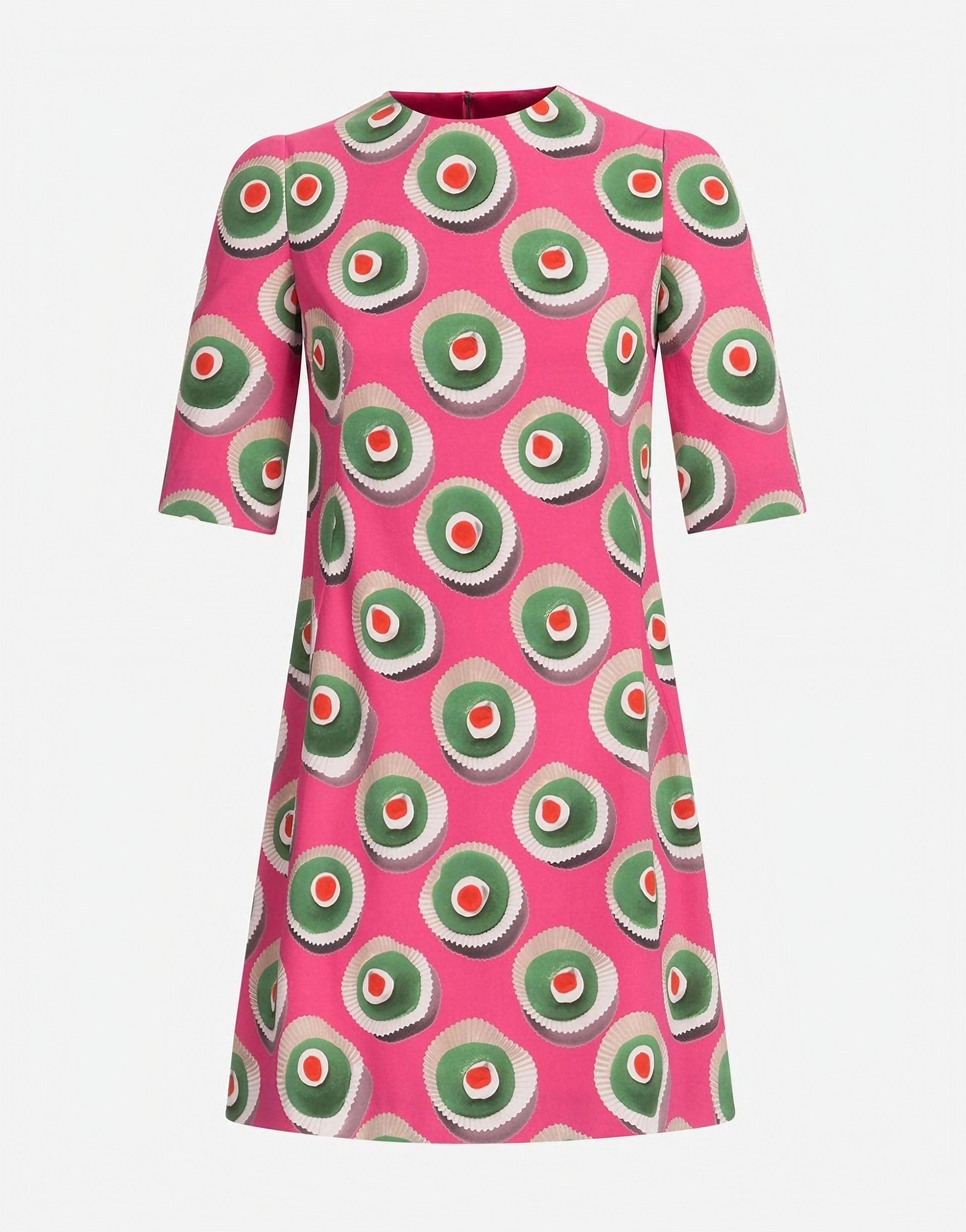 Dolce & Gabbana Amore Can A-line Print Dress