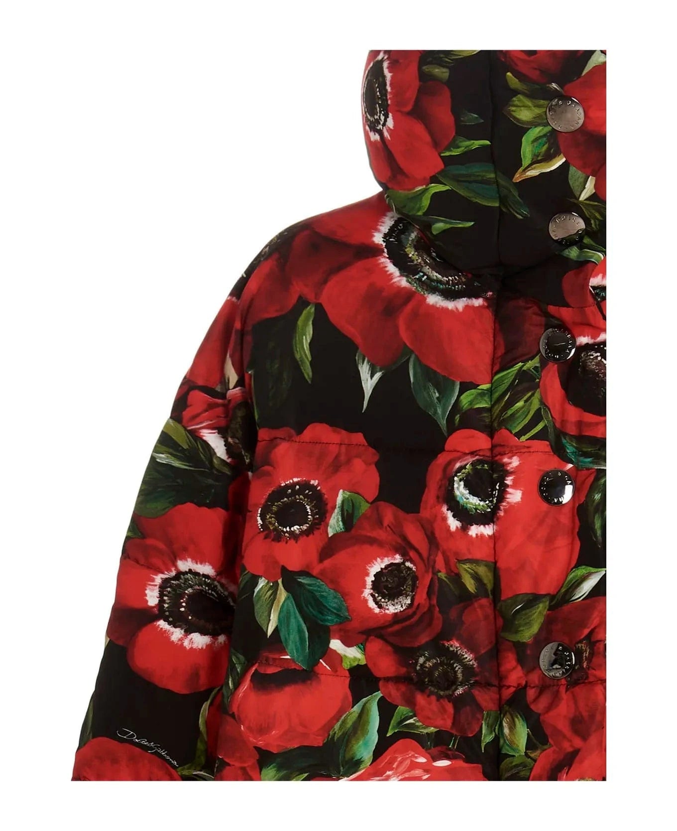 Dolce & Gabbana Anemoni Long Down Jacket