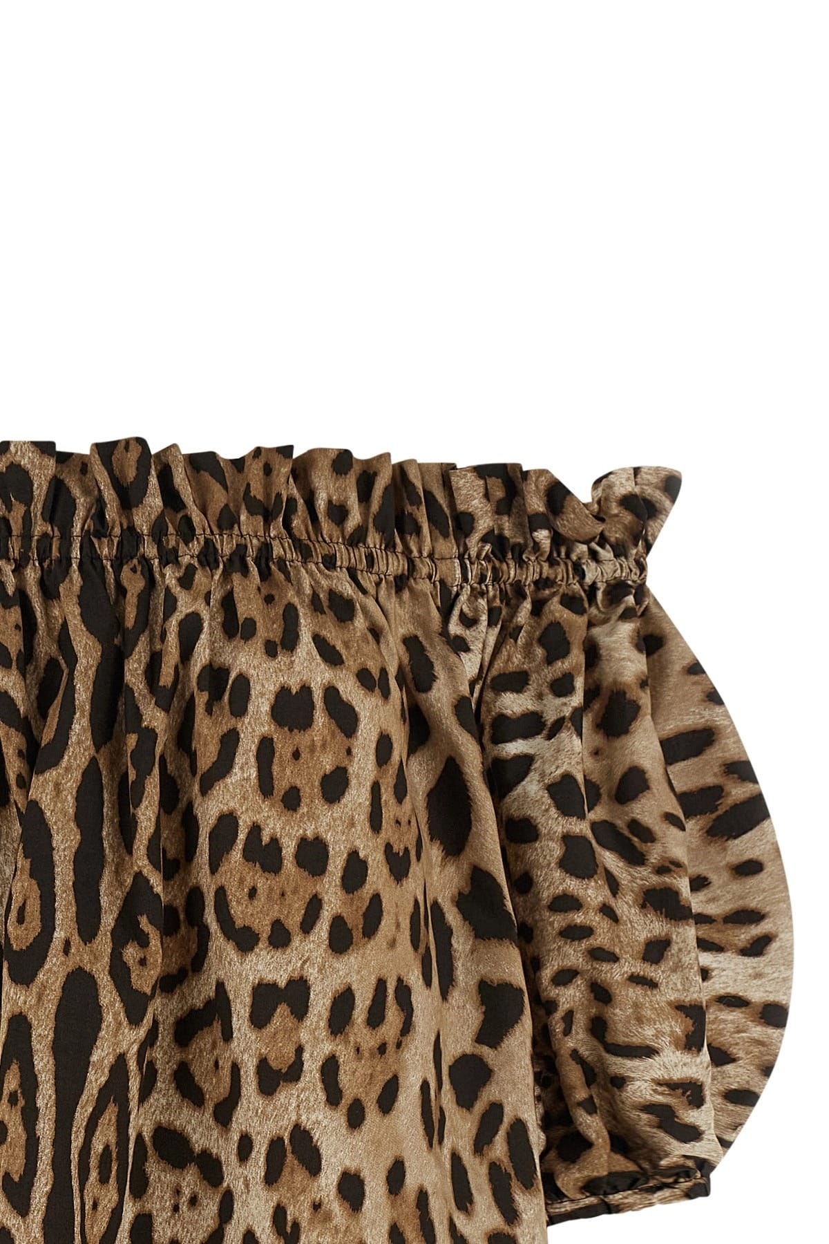 Dolce & Gabbana Dolce & Gabbana Animal Print Bardot Top