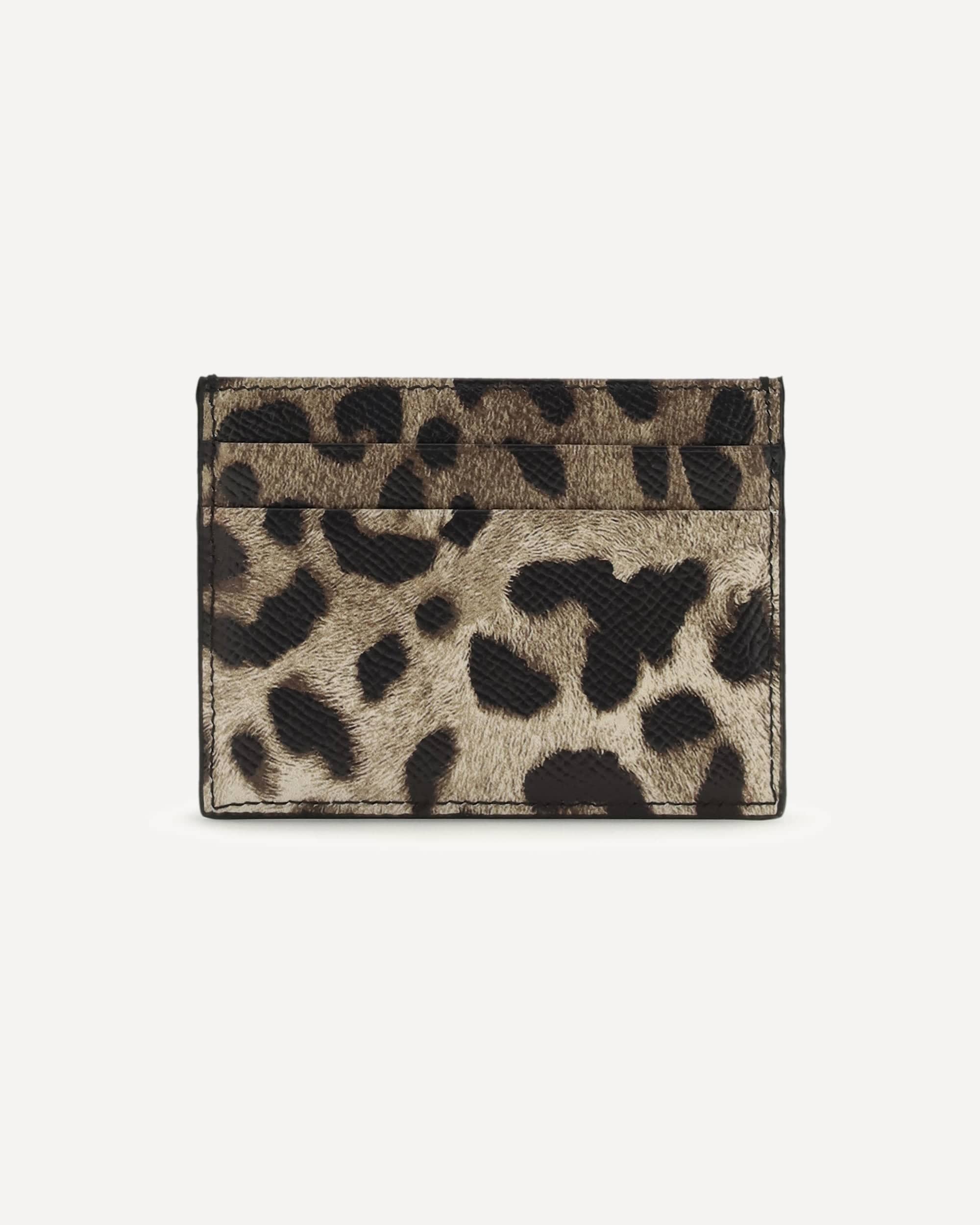 Dolce & Gabbana Animal Print Card Holder