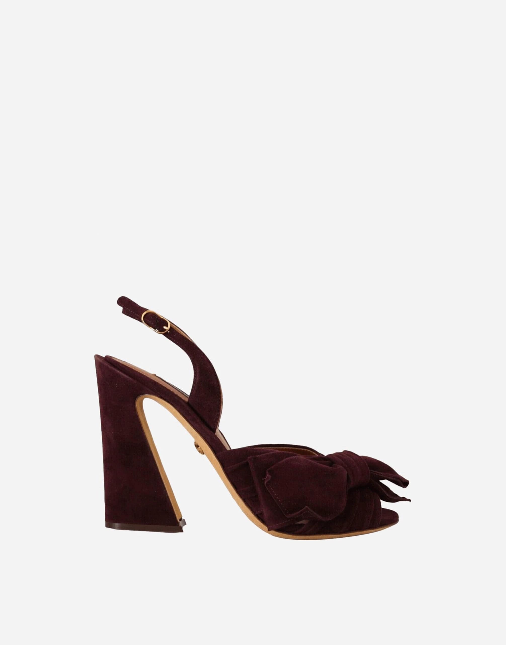 Dolce & Gabbana Ankle Strap Bow Sandals