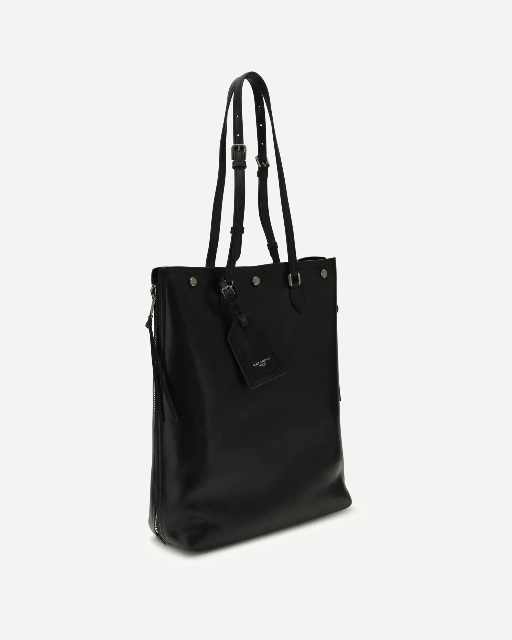 Dolce & Gabbana Atene Leather Shopping Bag