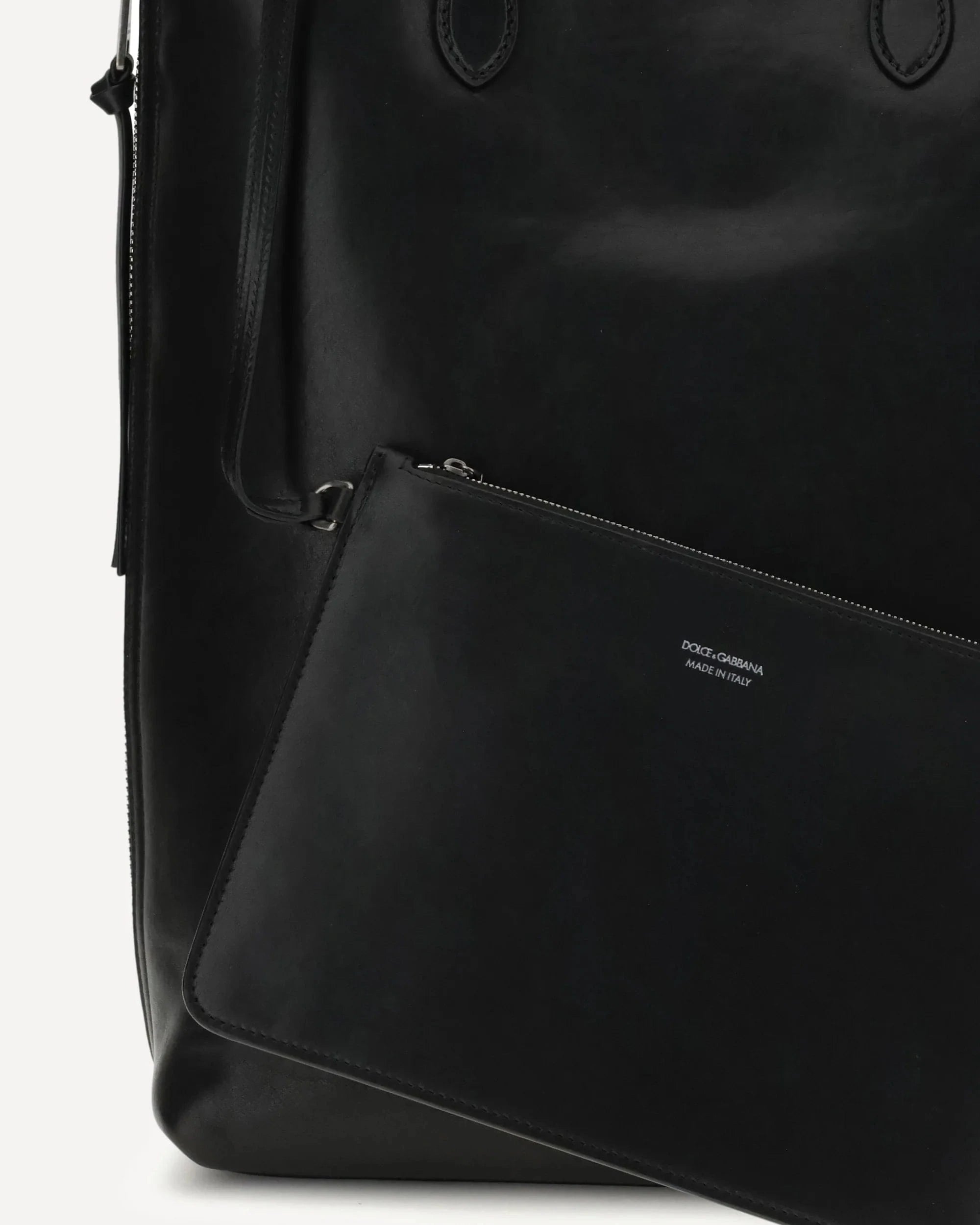 Dolce & Gabbana Atene Leather Shopping Bag