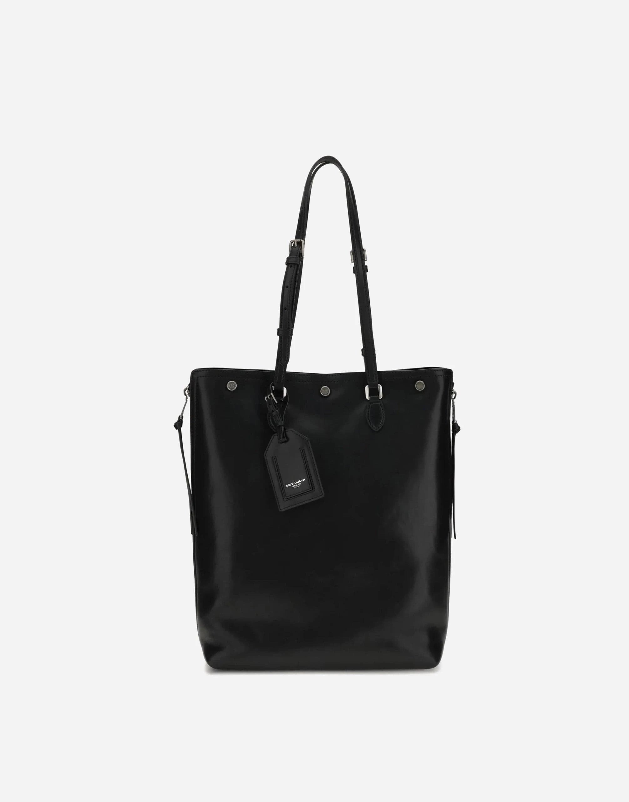 Dolce & Gabbana Atene Leather Shopping Bag