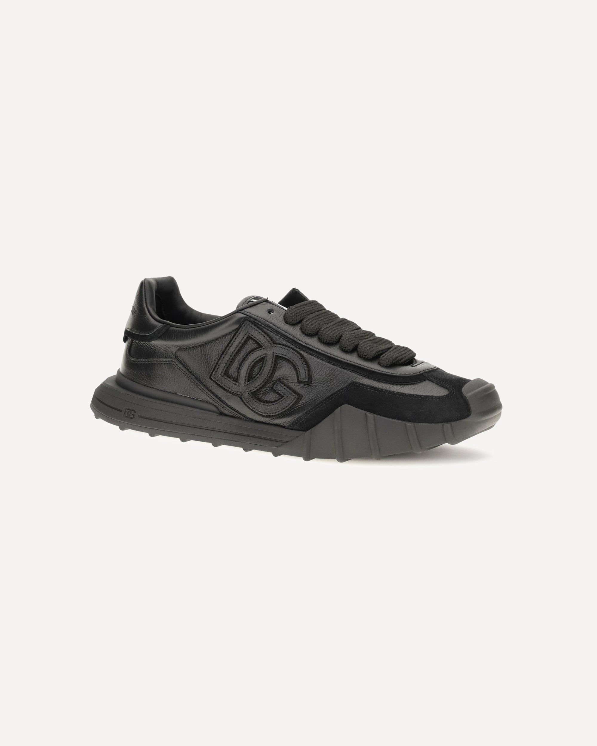 Dolce & Gabbana Athletic Fabric Leather Sneakers
