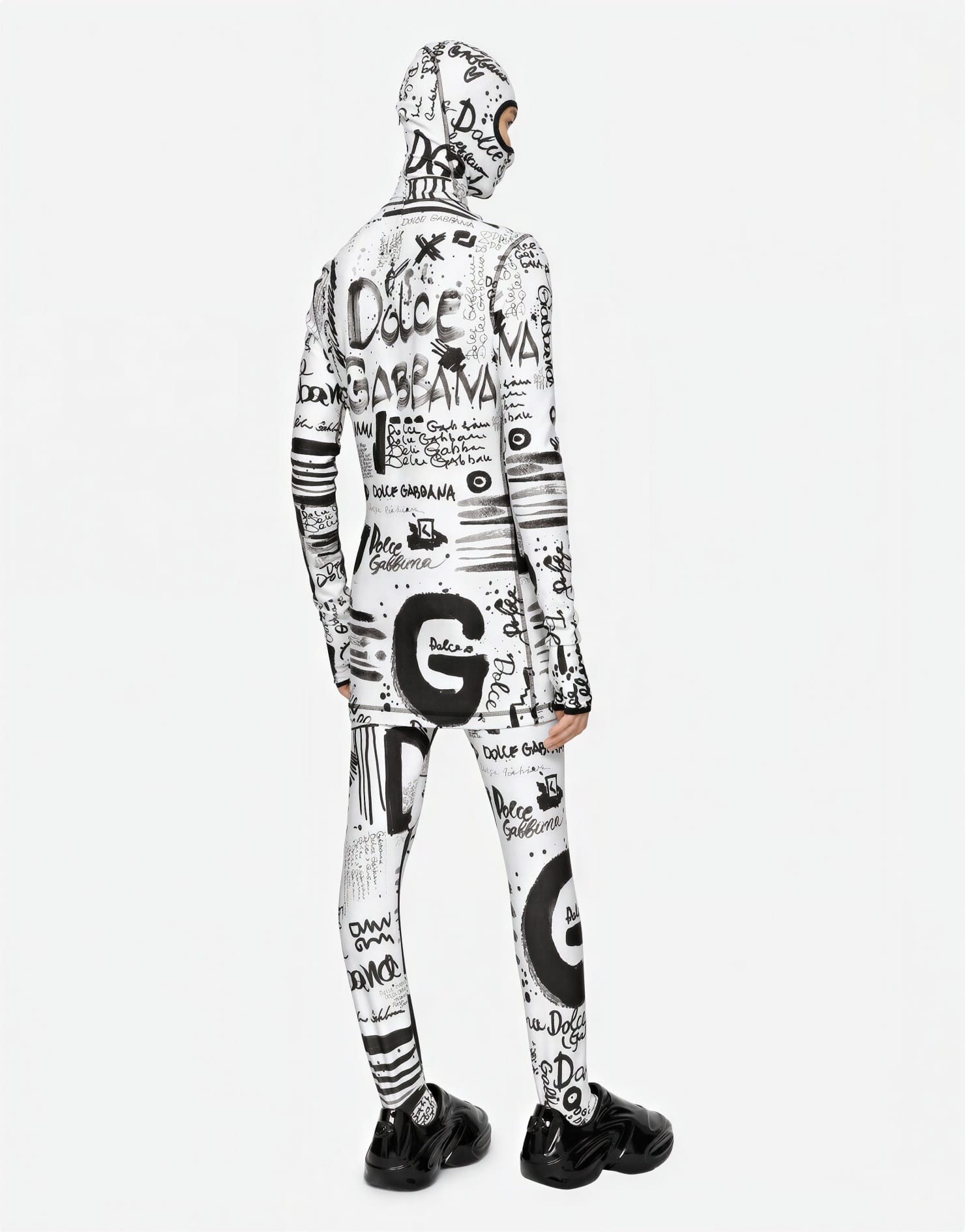 Dolce & Gabbana Dolce & Gabbana Balaclava and Logo Print Sweatshirt