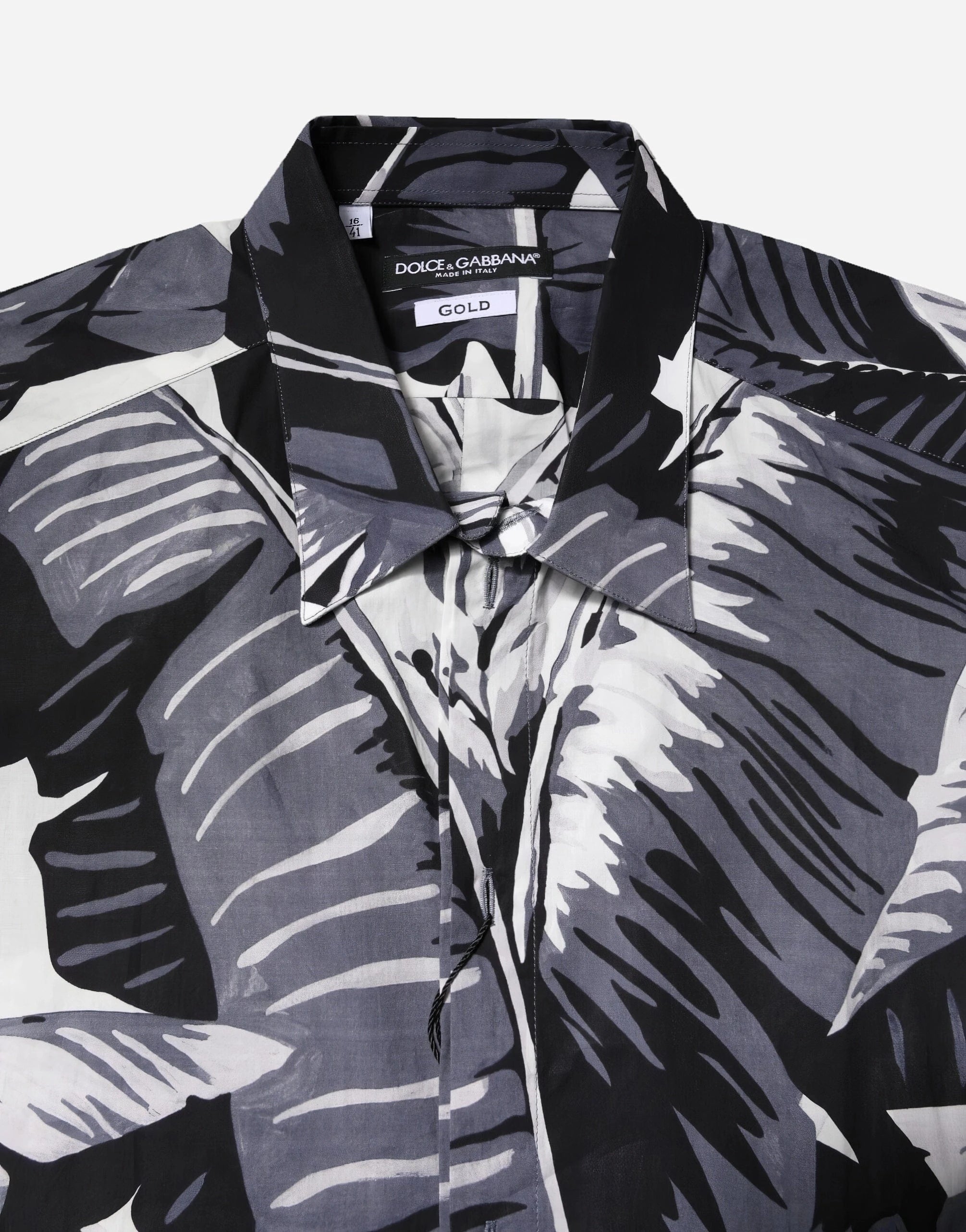 Dolce & Gabbana Banana Leaf-Print Shirt