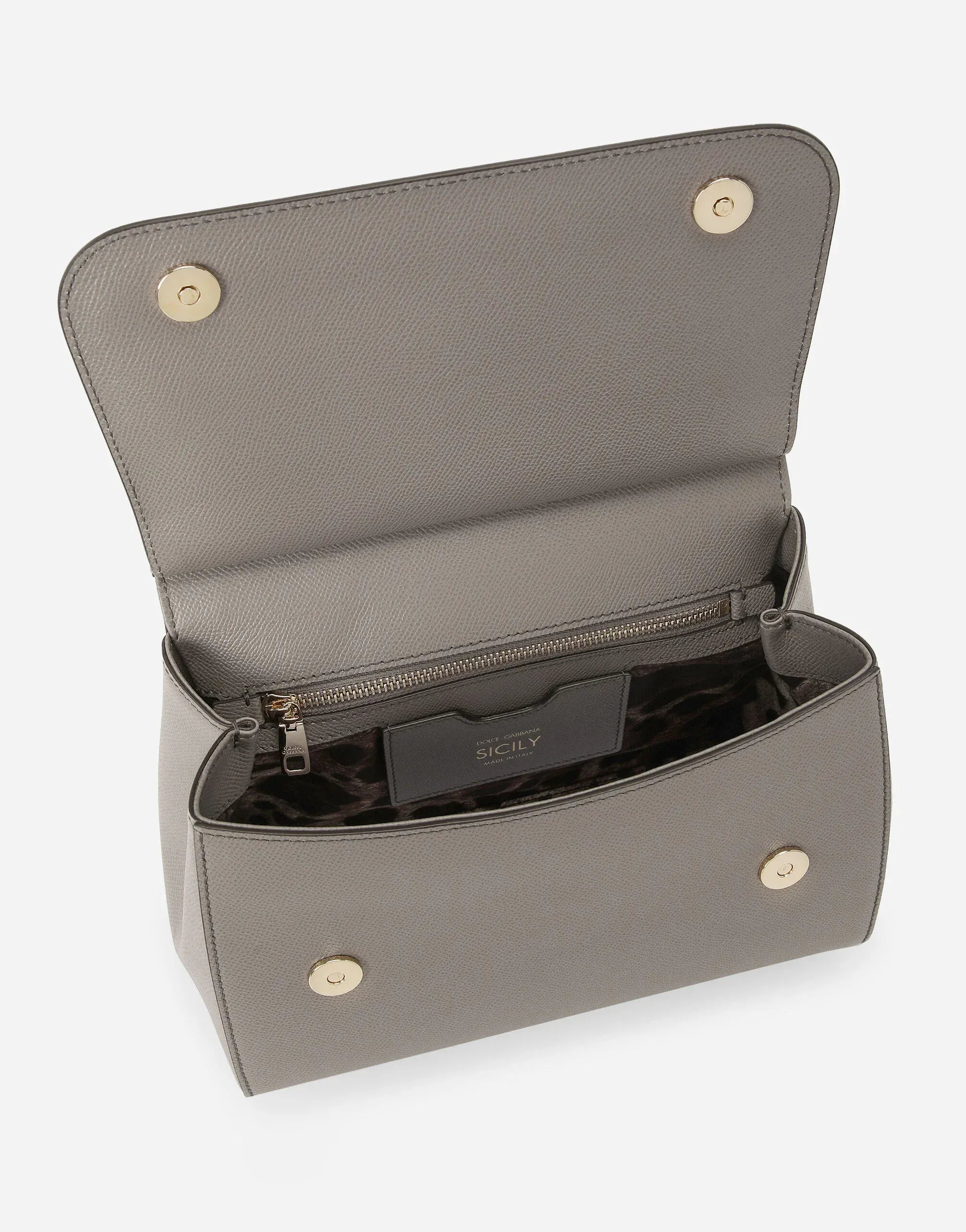 Dolce & Gabbana Beige Large Sicily Handbag