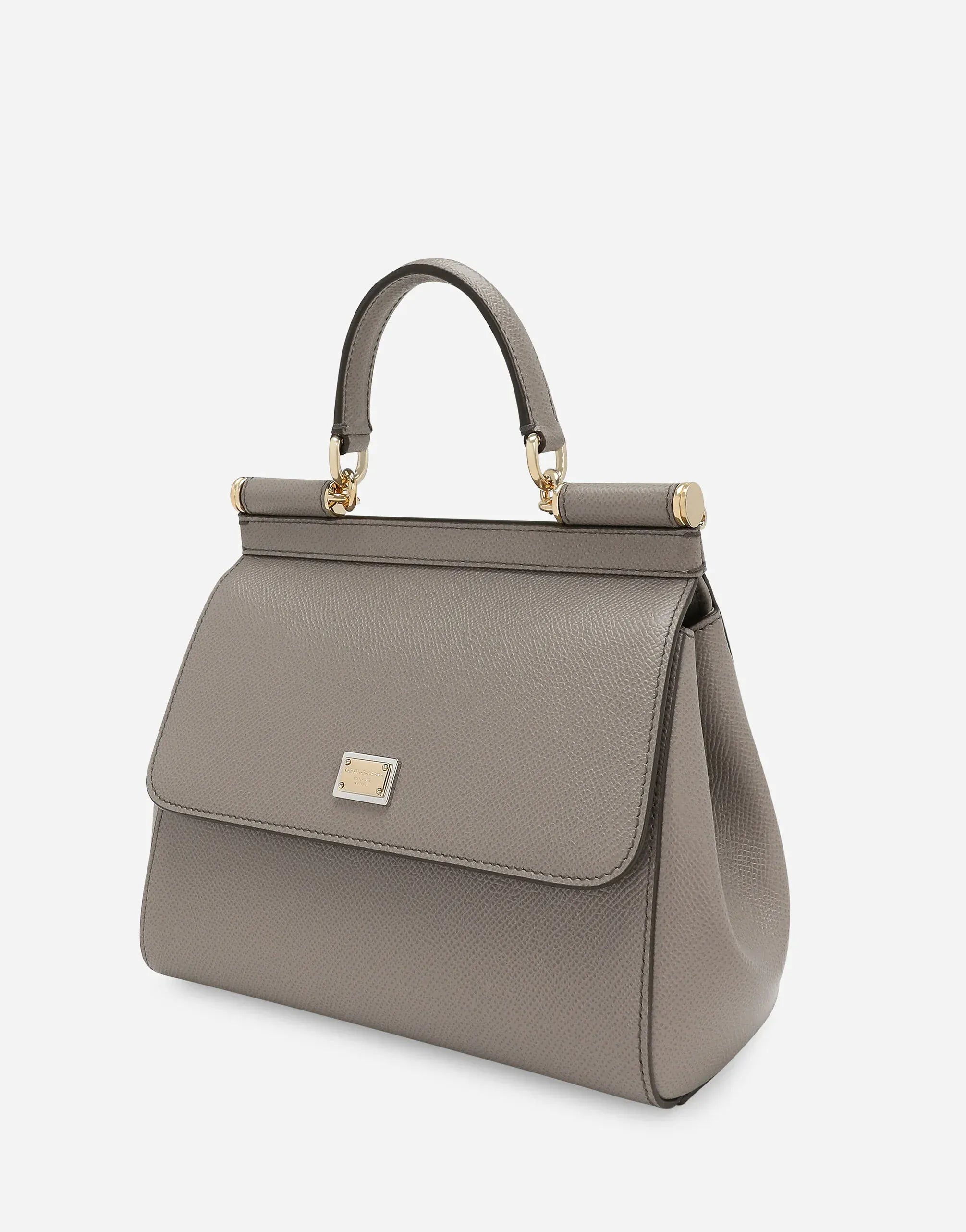 Dolce & Gabbana Beige Small Sicily Handbag