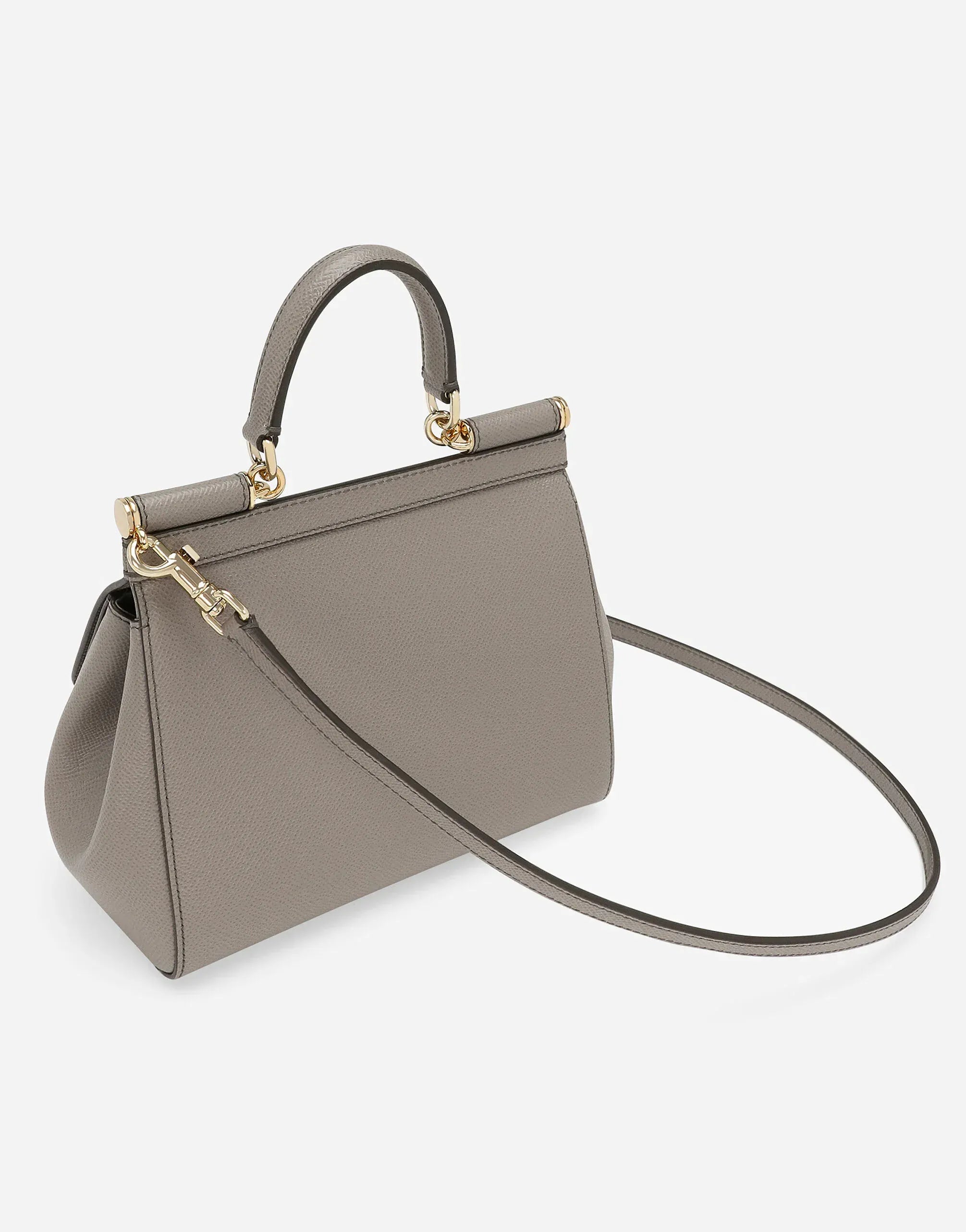 Dolce & Gabbana Beige Small Sicily Handbag