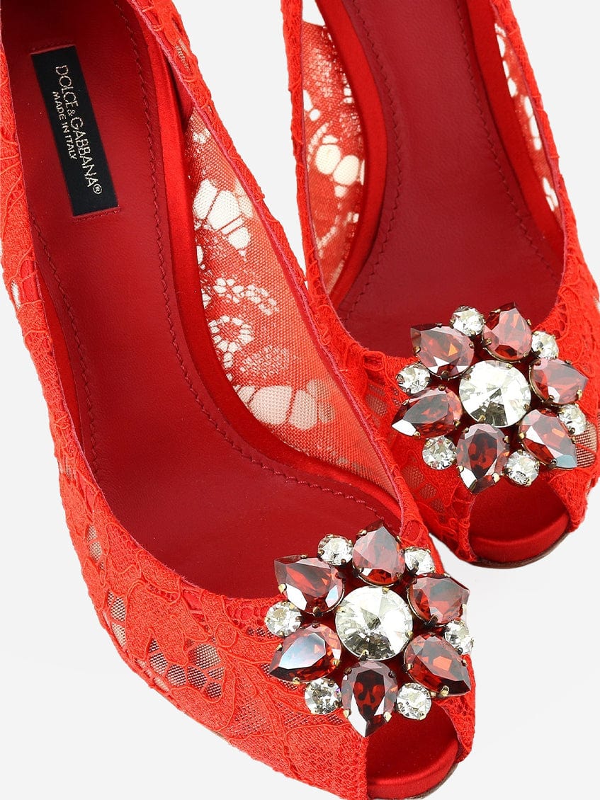 Dolce & Gabbana Bellucci Lace 90 Pumps