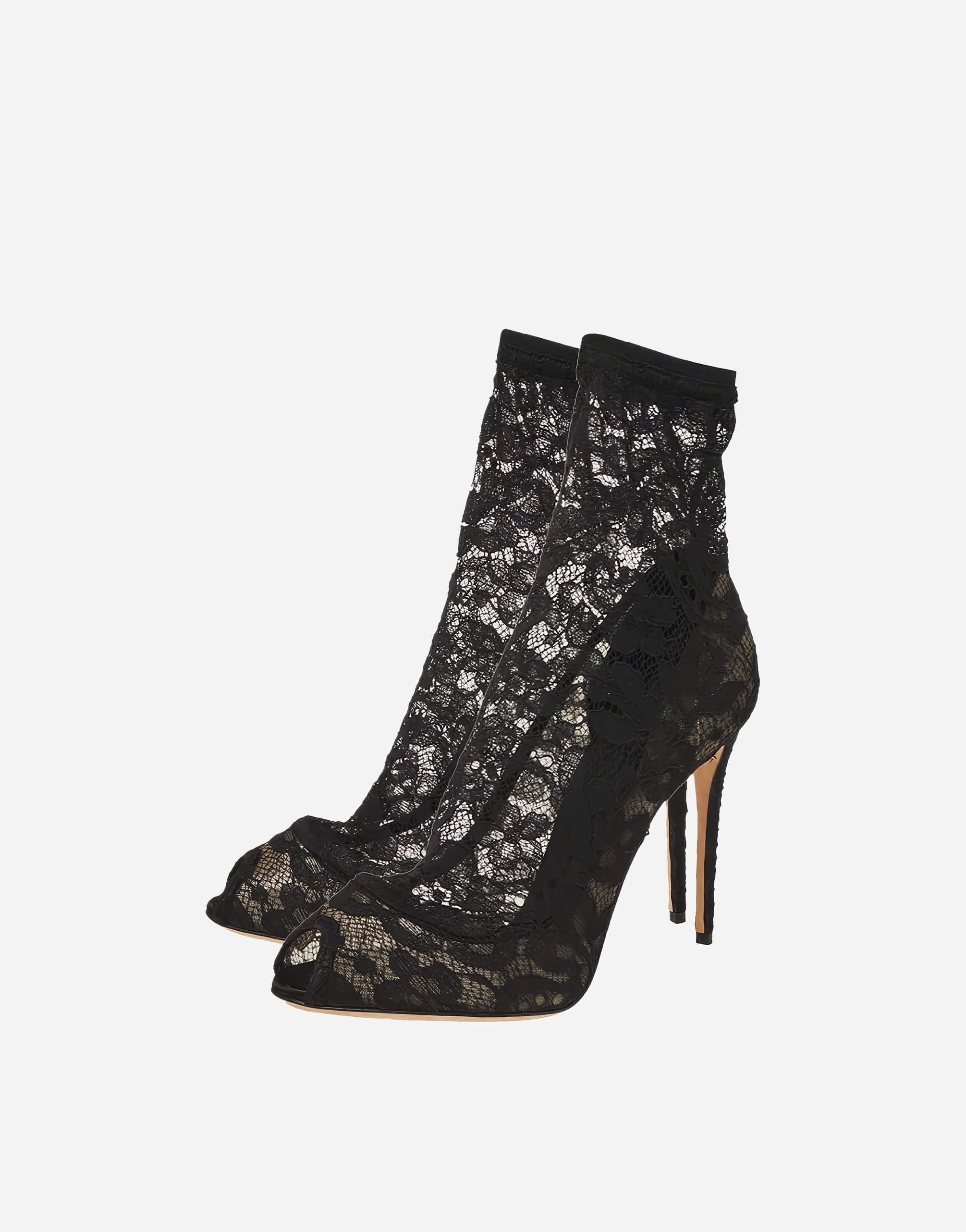Dolce & Gabbana Bette Corded Tulle Boots