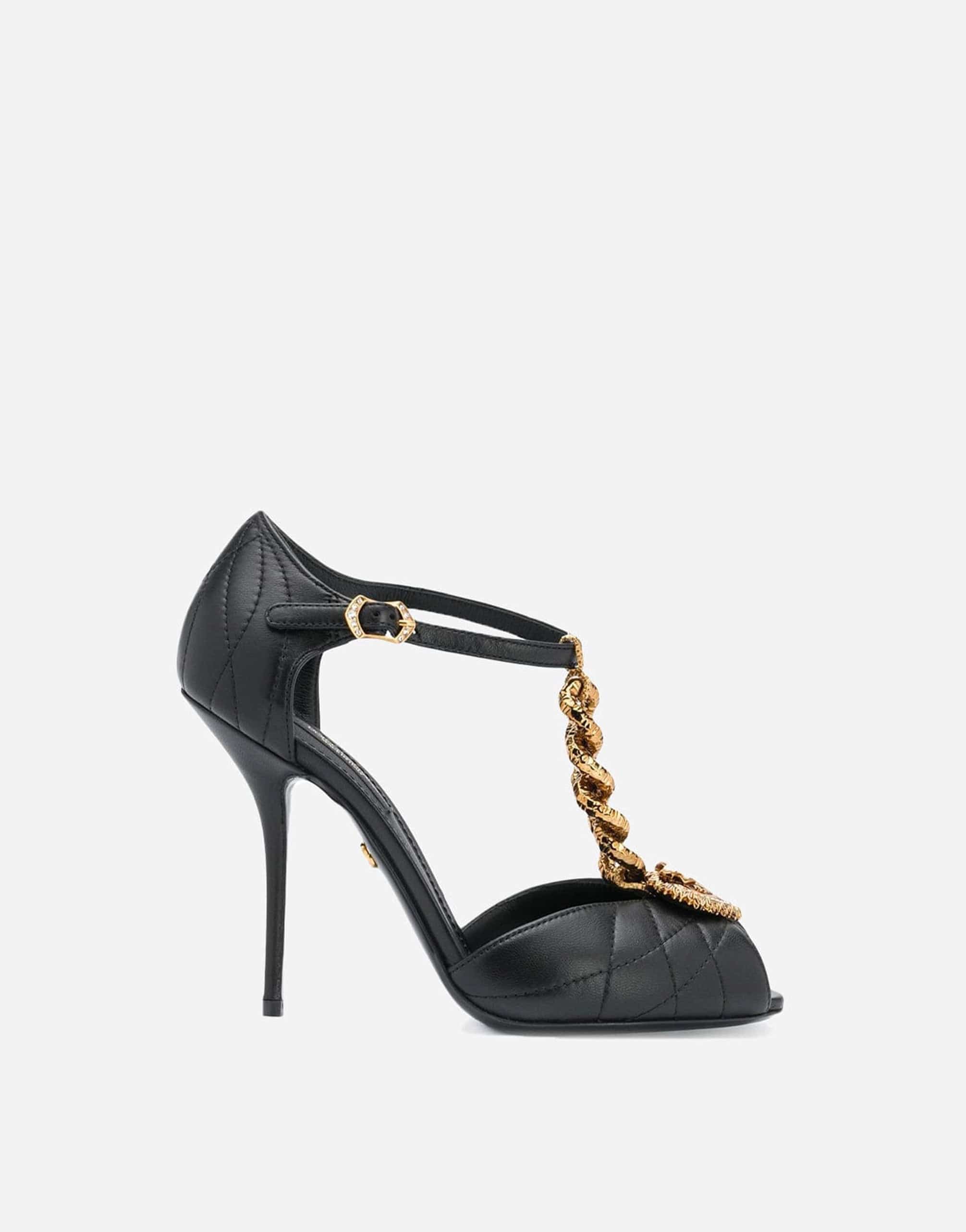 Dolce & Gabbana Bette Devotion T-Strap Sandals
