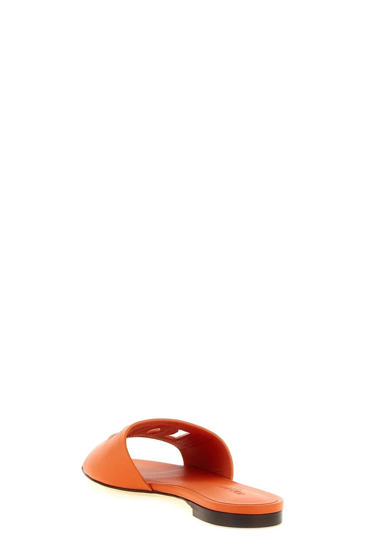 Dolce & Gabbana Dolce & Gabbana Bianca Logo Cut-Out Slide