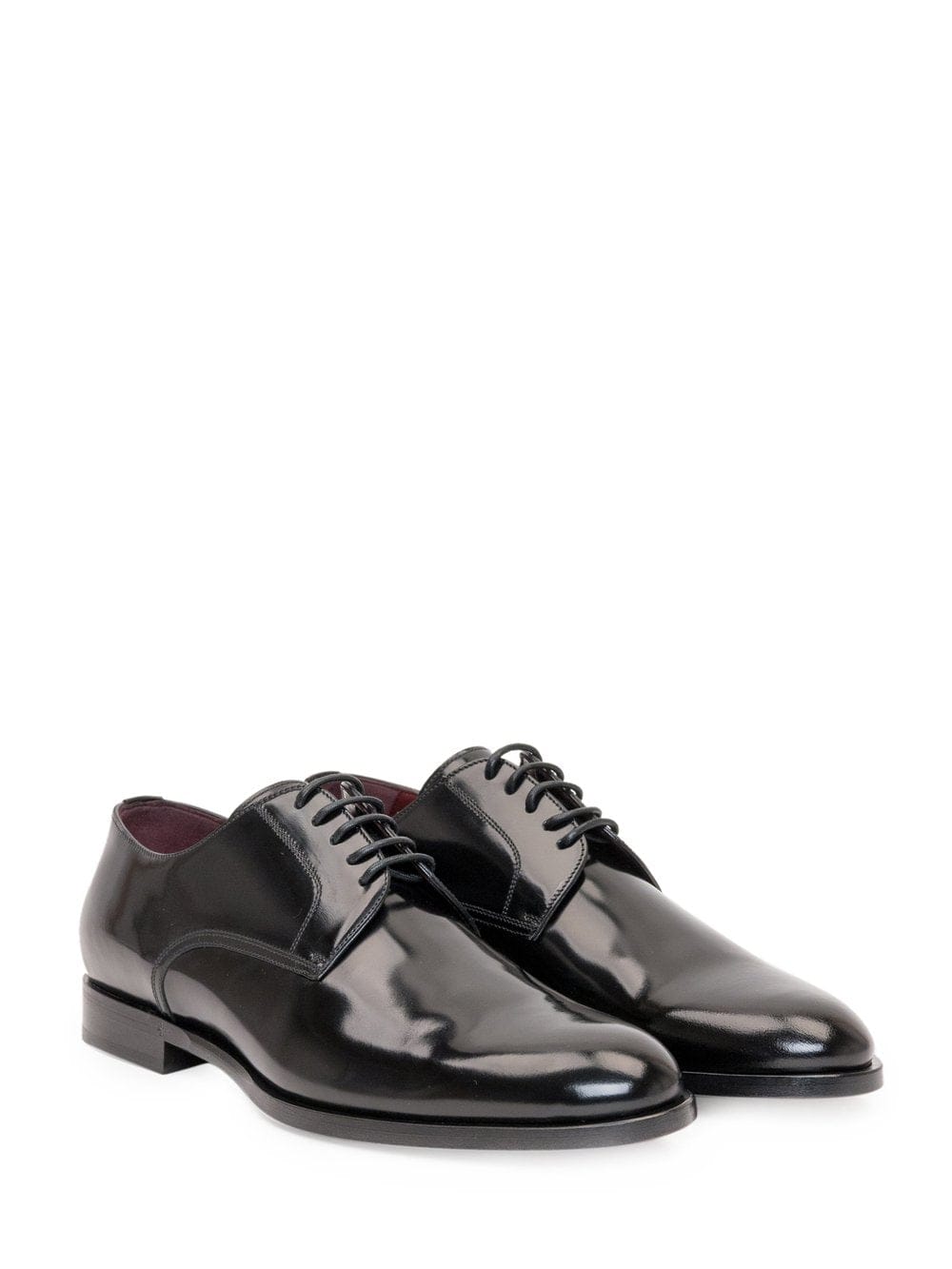 Dolce & Gabbana Black Derby Shoes