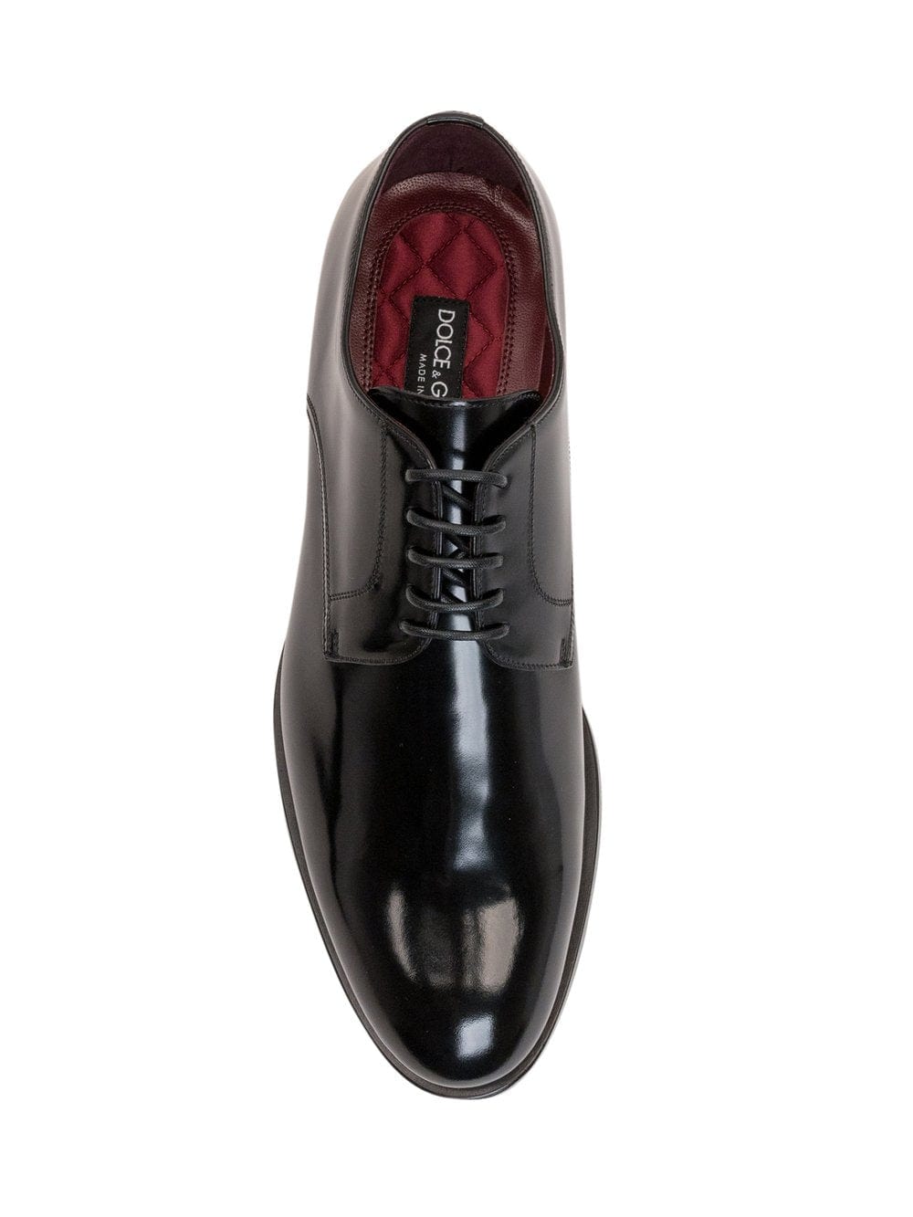 Dolce & Gabbana Black Derby Shoes