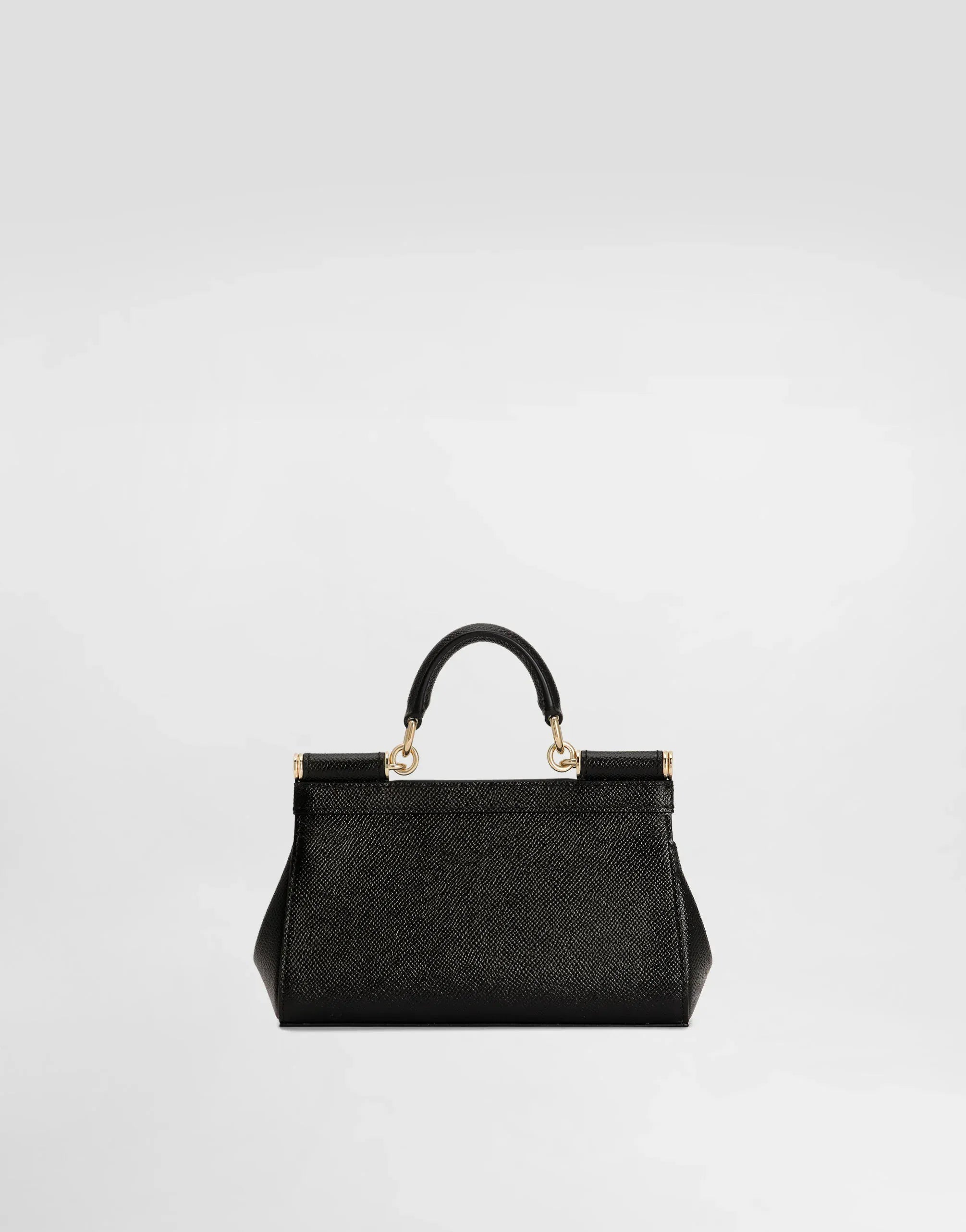 Dolce & Gabbana Black Mini Sicily Handbag