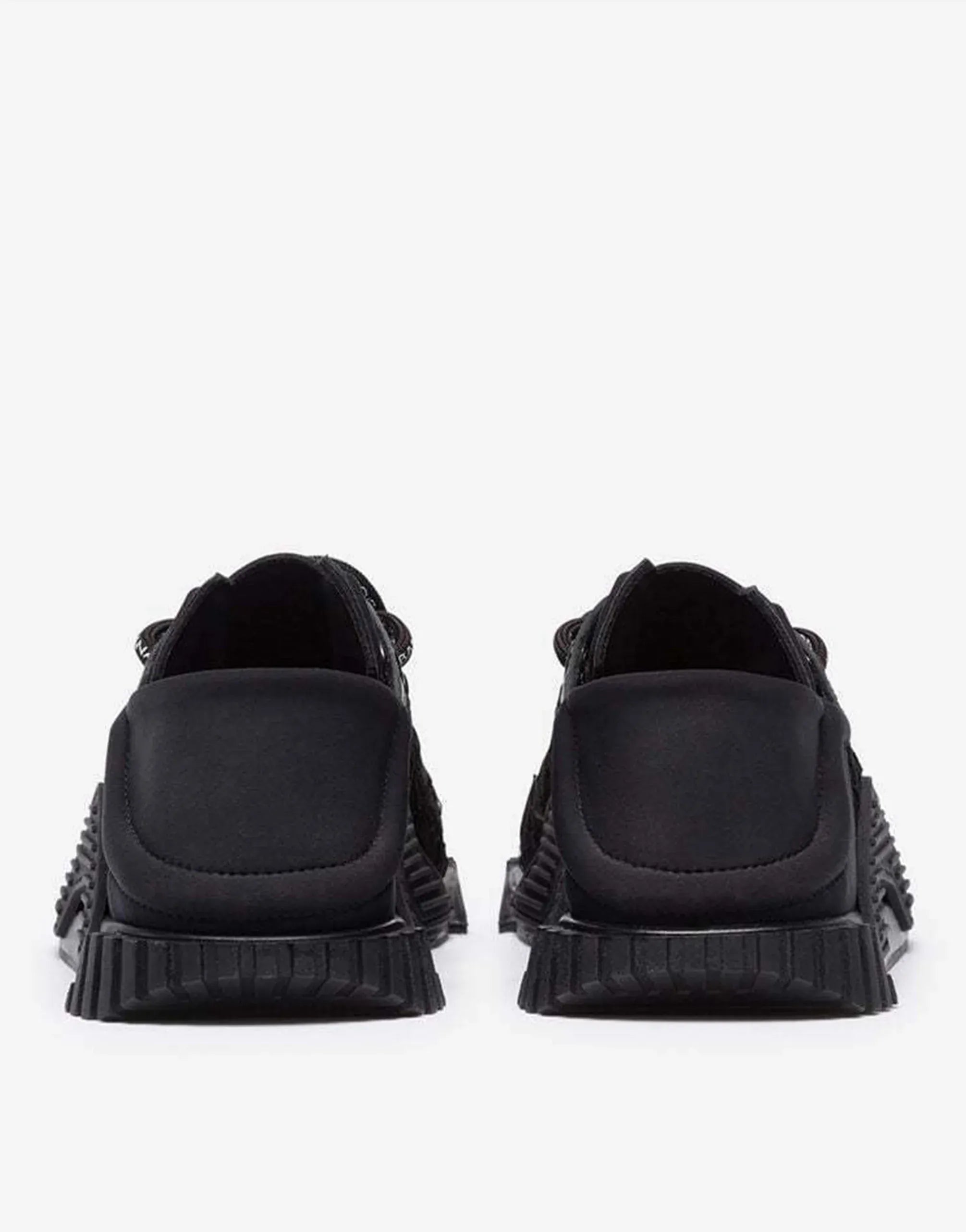Dolce & Gabbana Black NS1 Mixed-Materials Sneakers