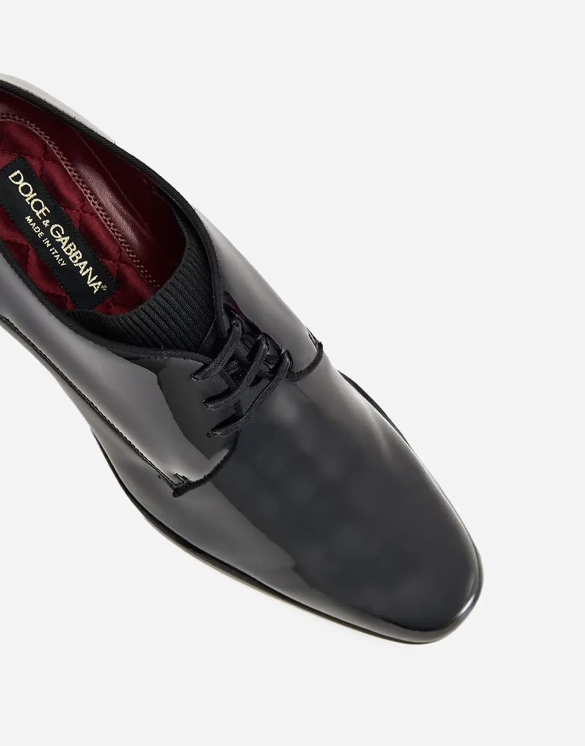 Dolce & Gabbana Black Oxford Derby Shoes