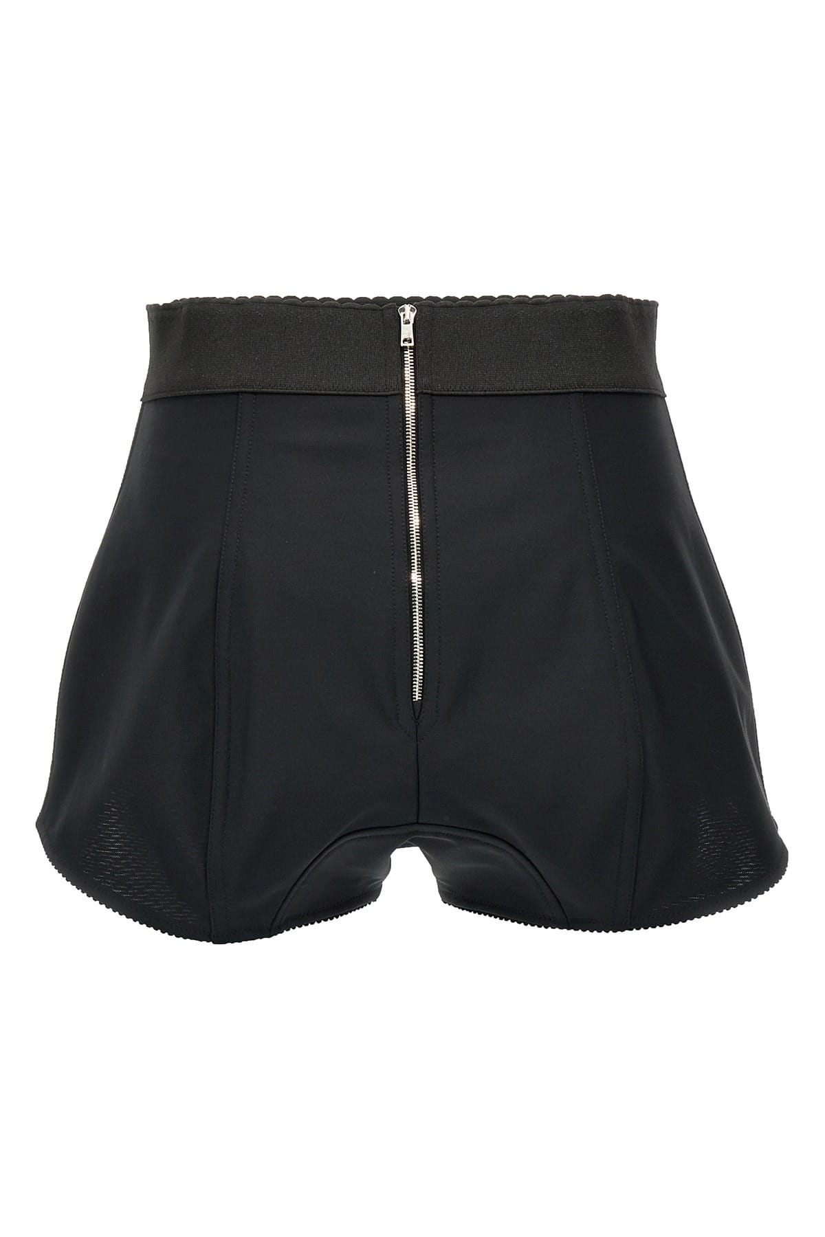 Dolce & Gabbana Dolce & Gabbana Black Satin Culottes