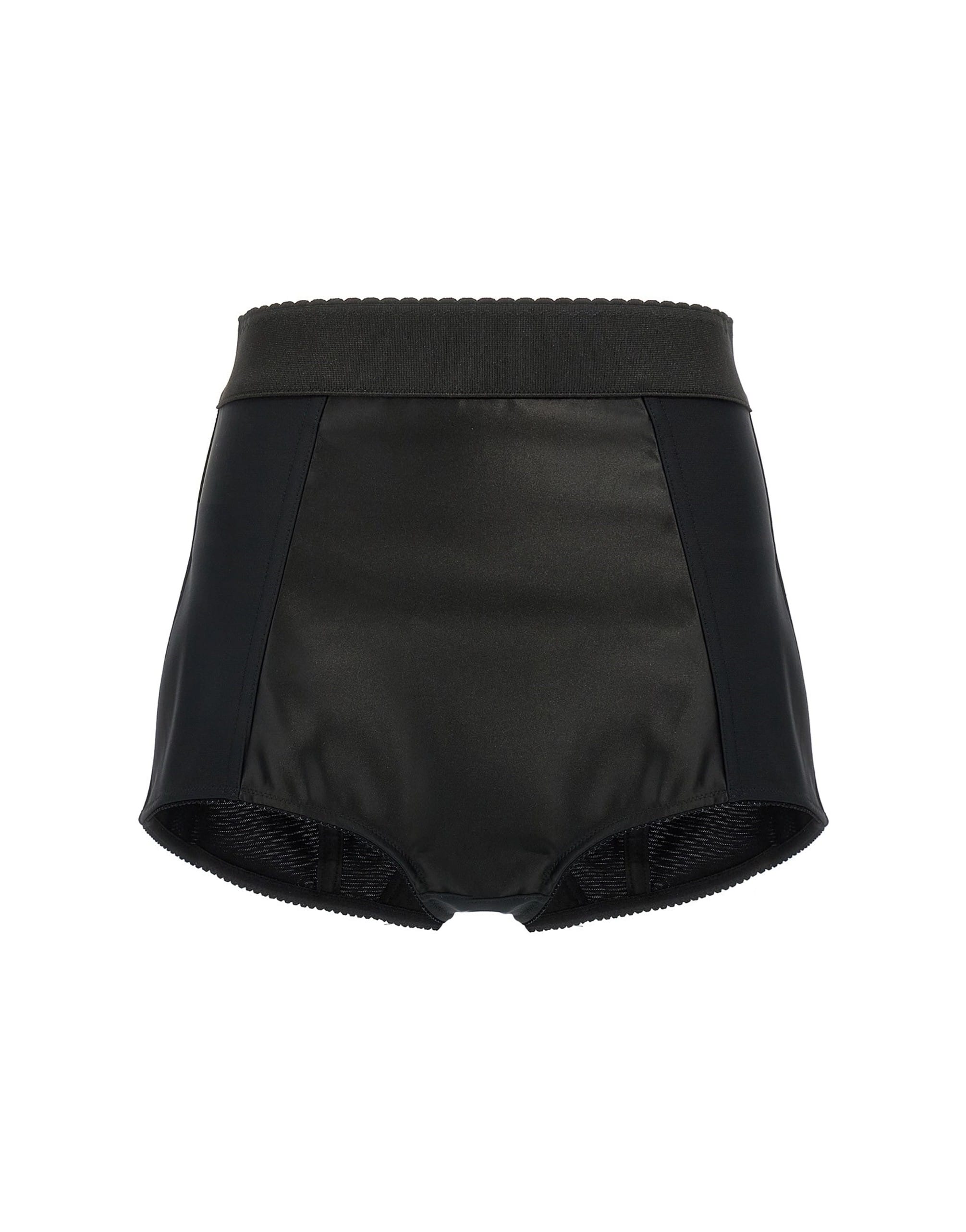 Dolce & Gabbana Dolce & Gabbana Black Satin Culottes