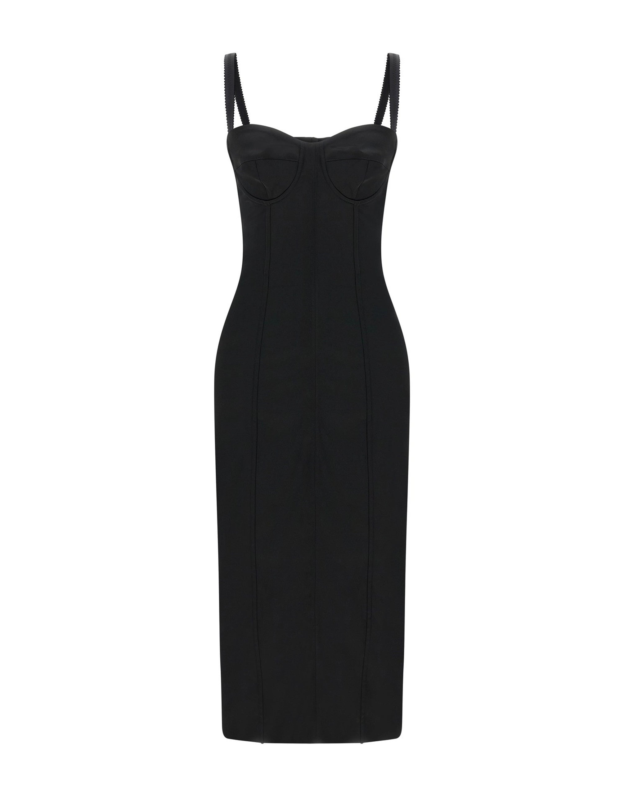 Abito corsetto Sicily nero con reggiseno Dolce & Gabbana