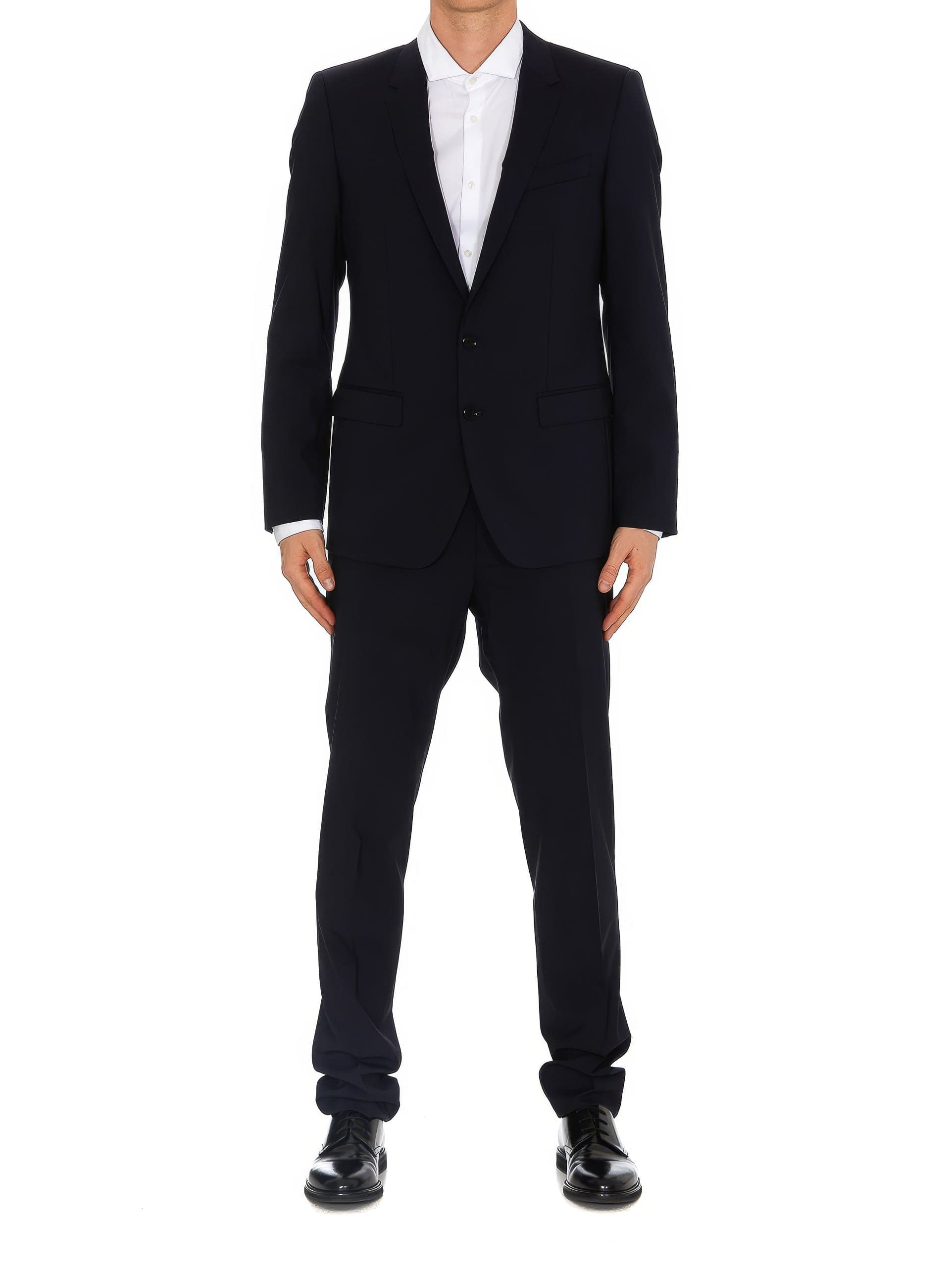 Dolce & Gabbana Blue Single-Breast Formal Blazer Jacket