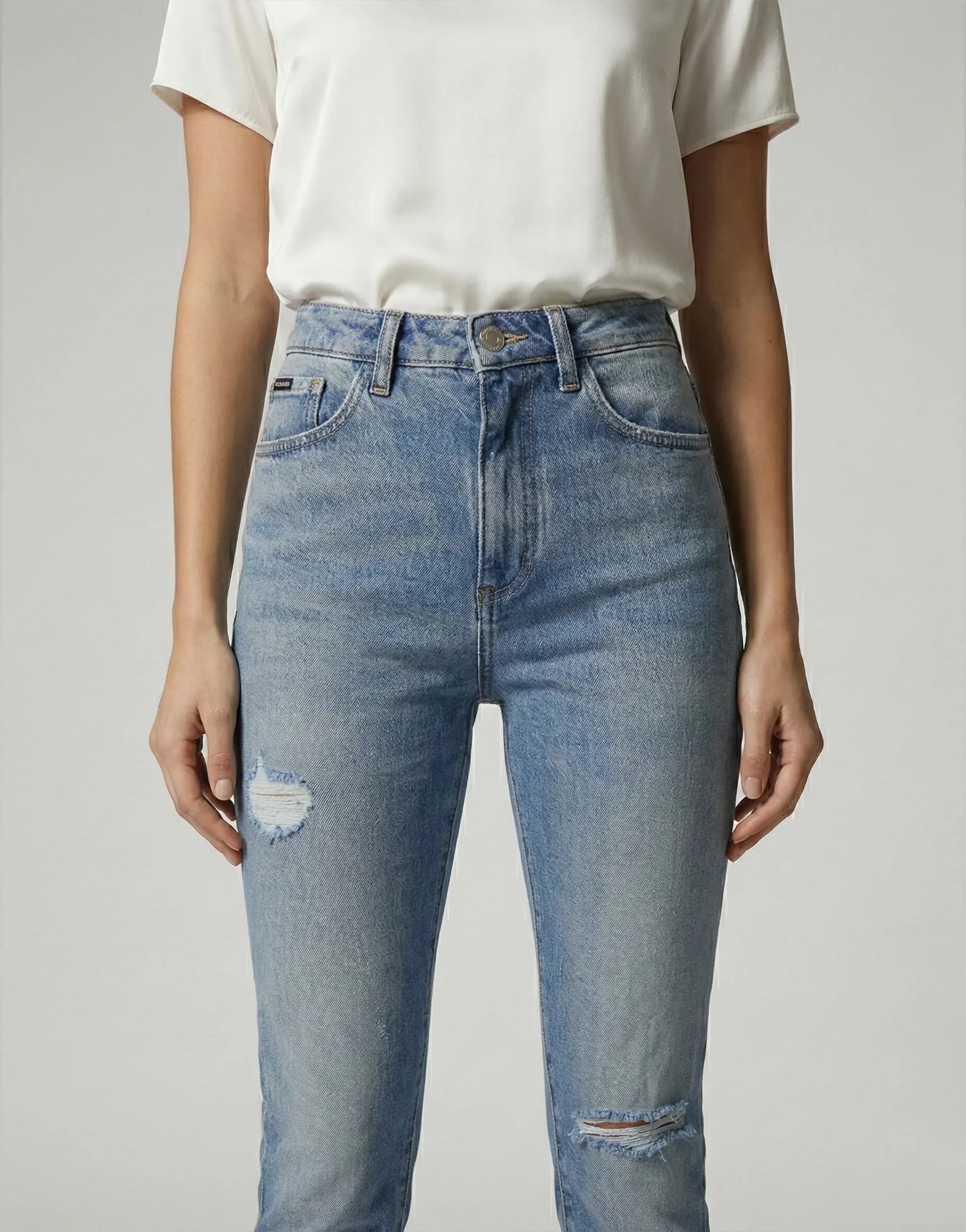 Dolce & Gabbana Blue Skinny High-Waist Denim Jeans
