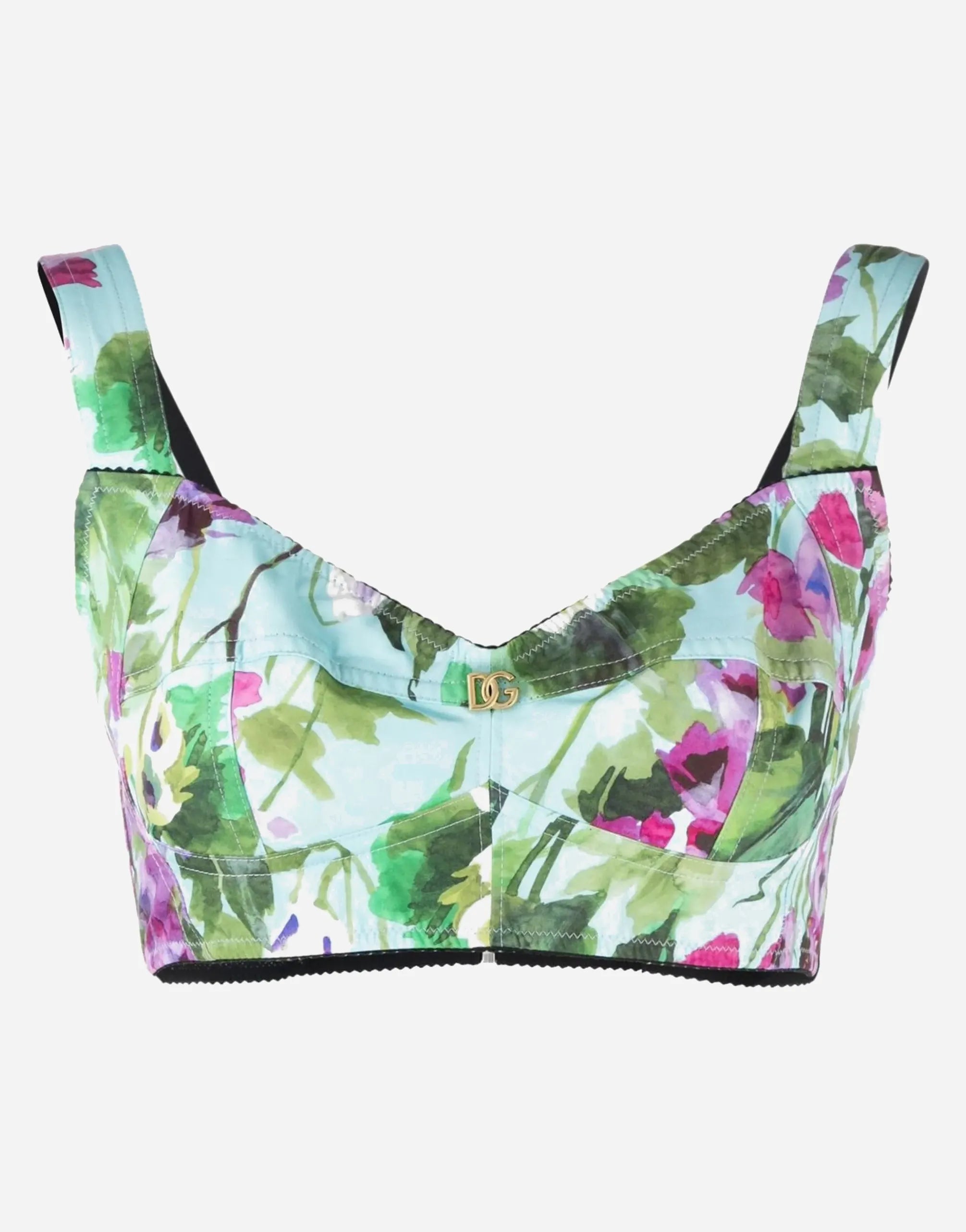 Dolce & Gabbana Dolce & Gabbana Bluebell-Print Top