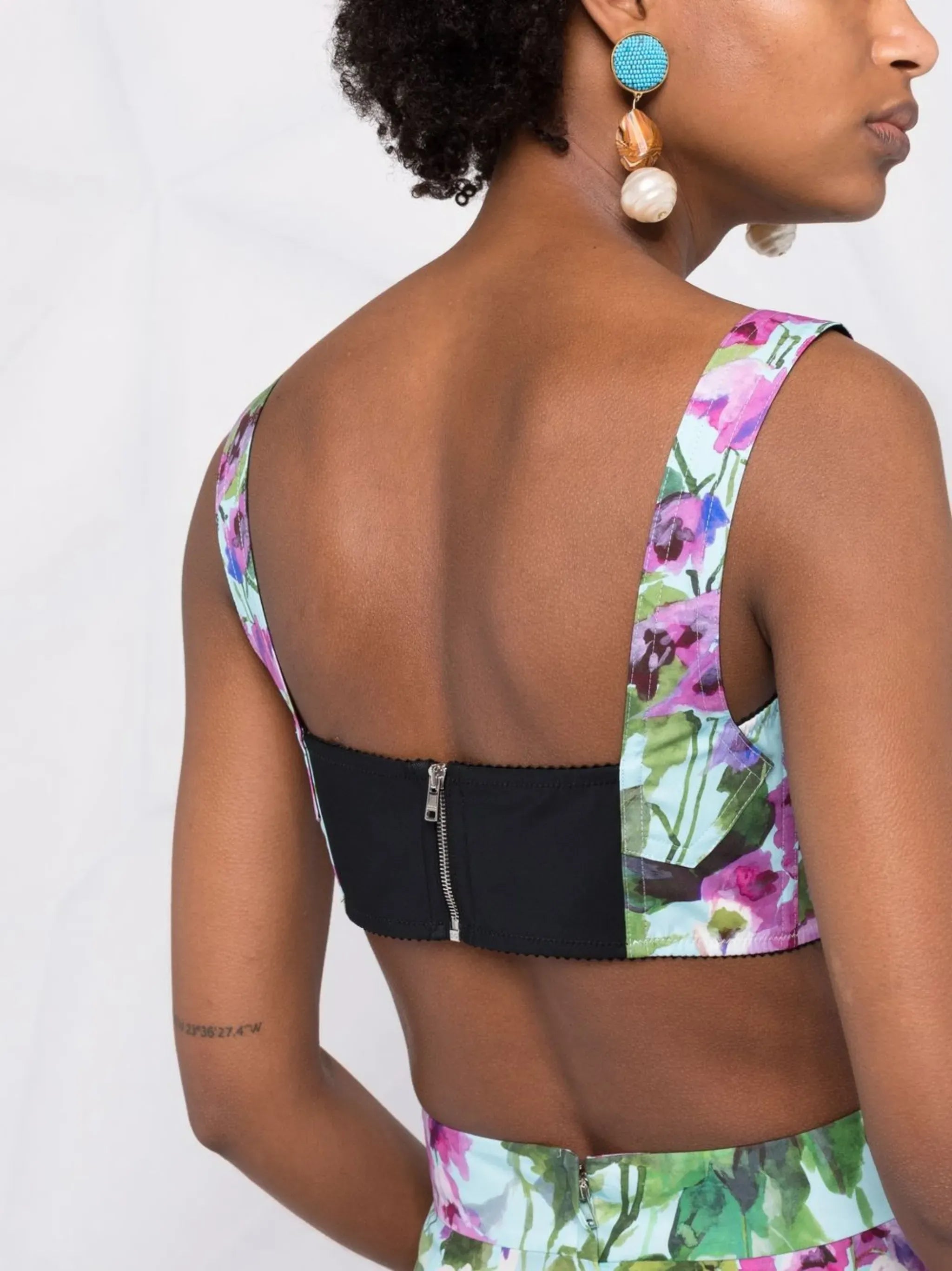 Dolce & Gabbana Dolce & Gabbana Bluebell-Print Top