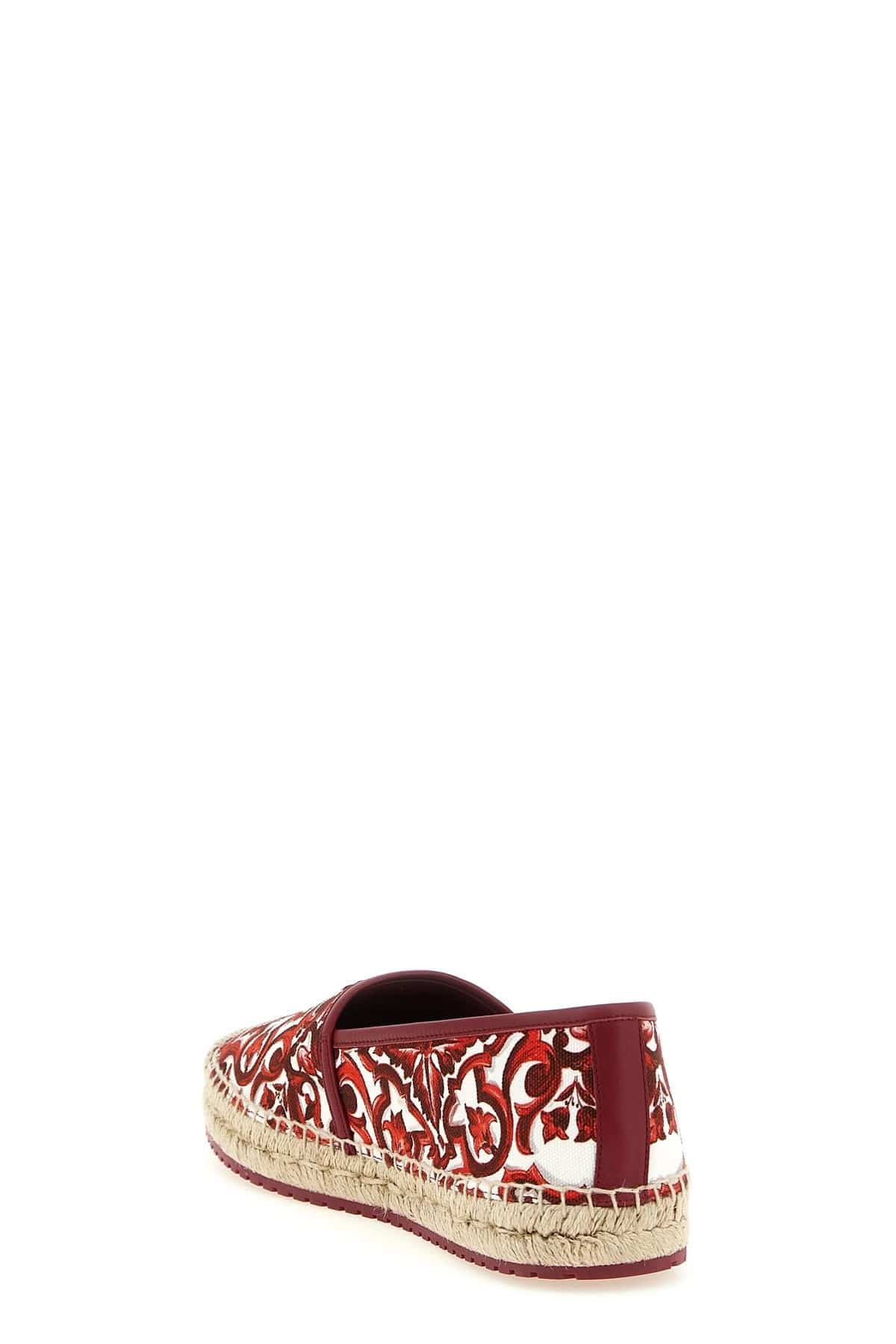 Dolce & Gabbana Dolce & Gabbana Boccaccio Maiolica Print Espadrilles