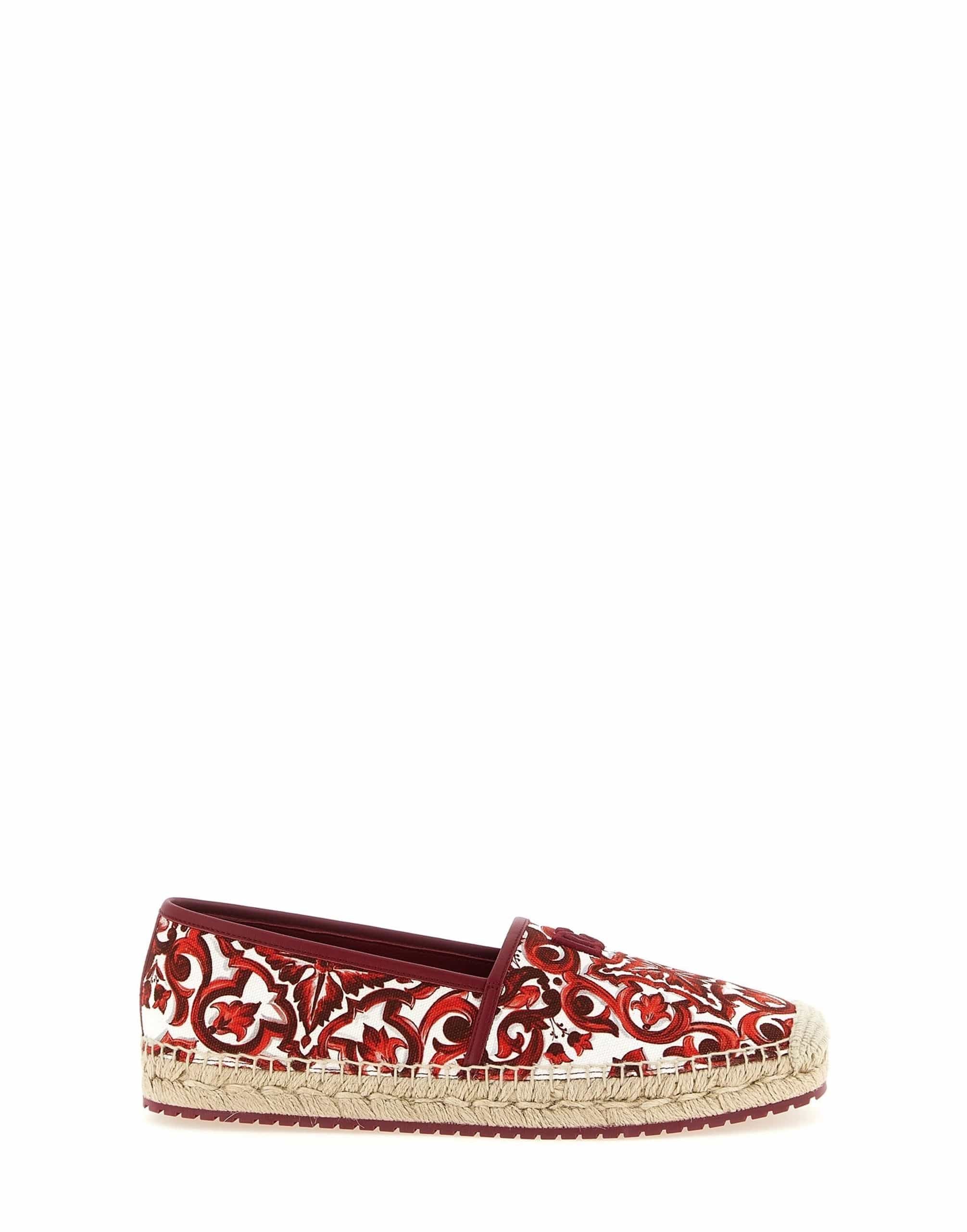 Dolce & Gabbana Dolce & Gabbana Boccaccio Maiolica Print Espadrilles