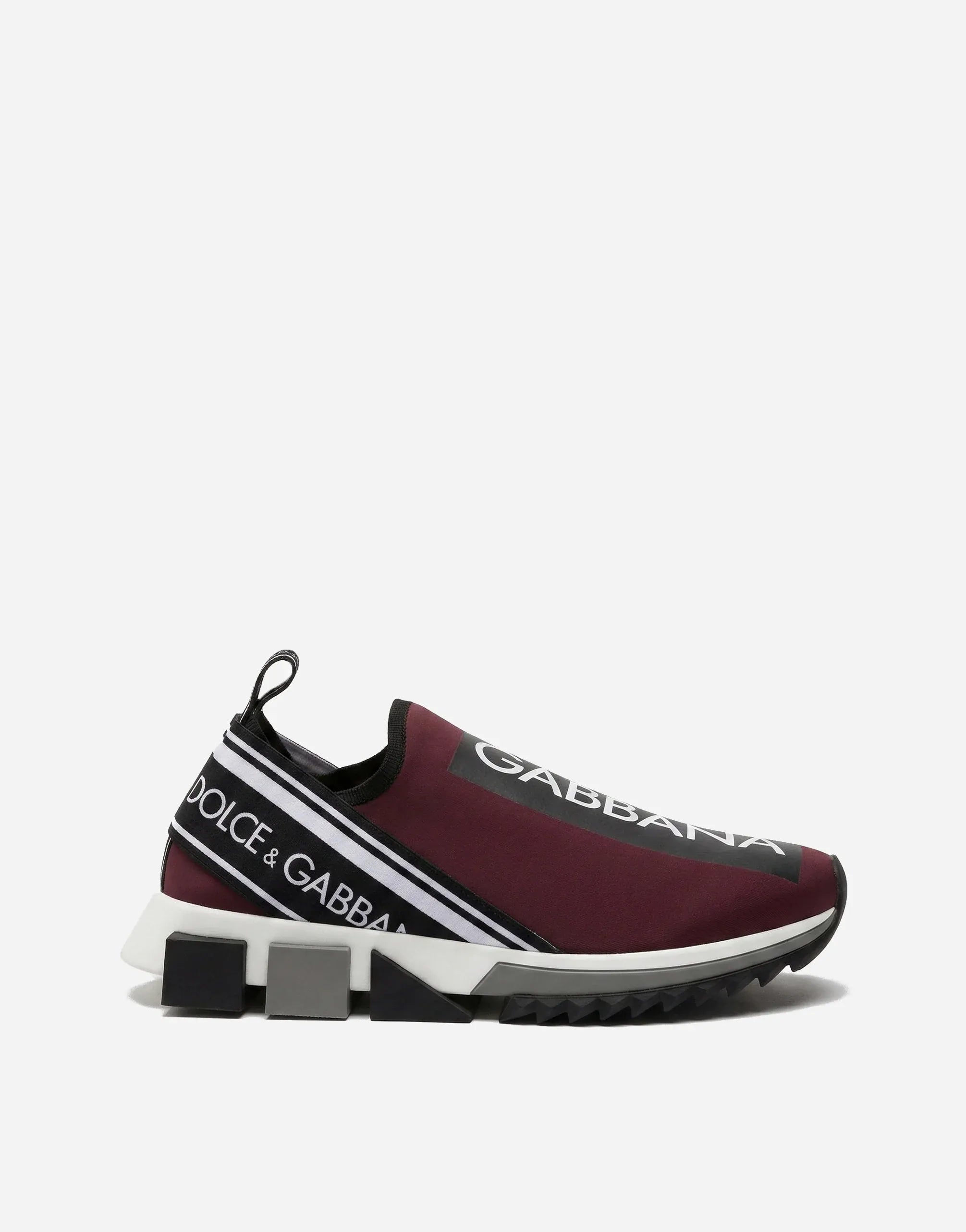 Dolce & Gabbana Bordeaux Slip-On Sorrento Sneakers