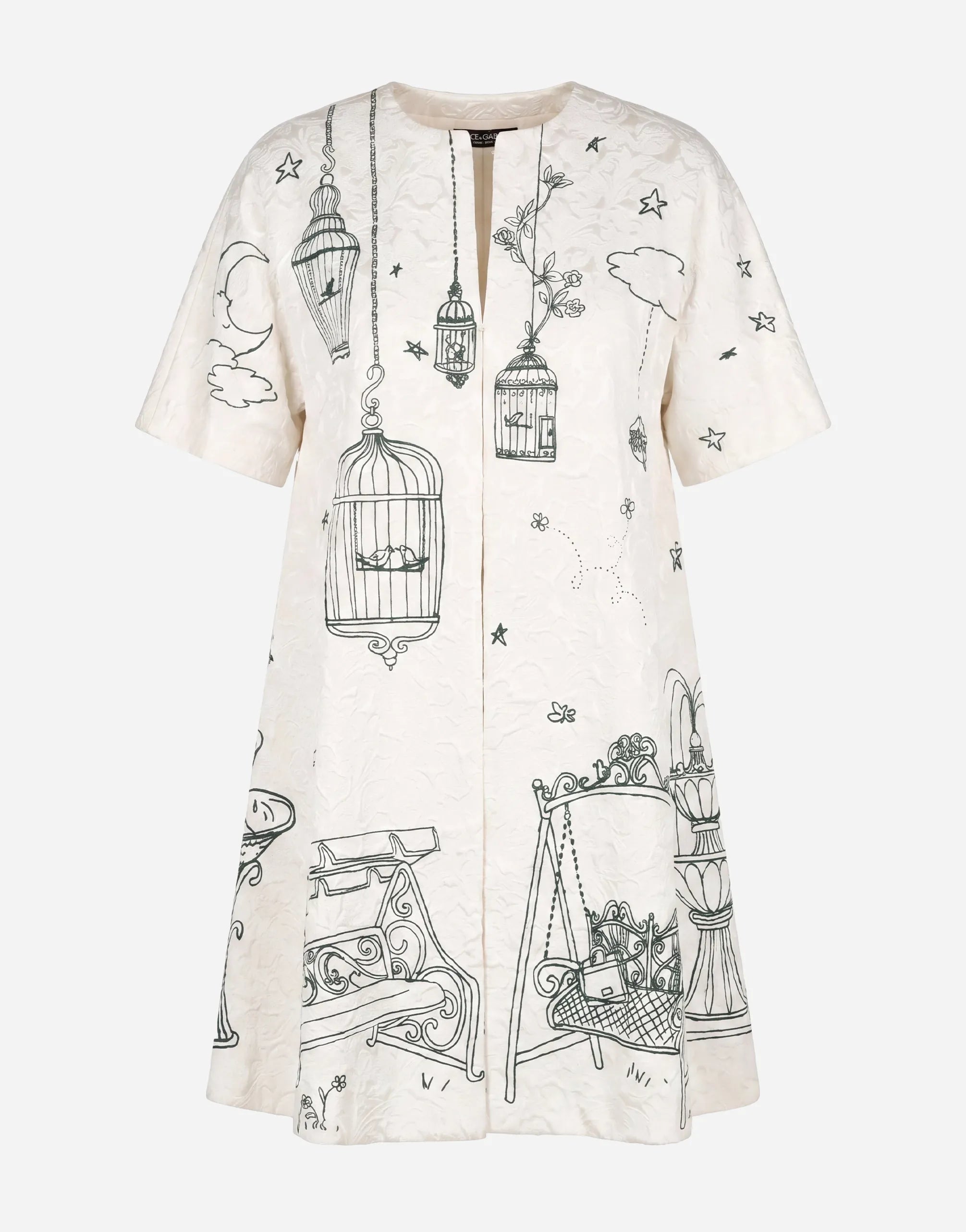 Dolce & Gabbana Botanical Garden Print Coat
