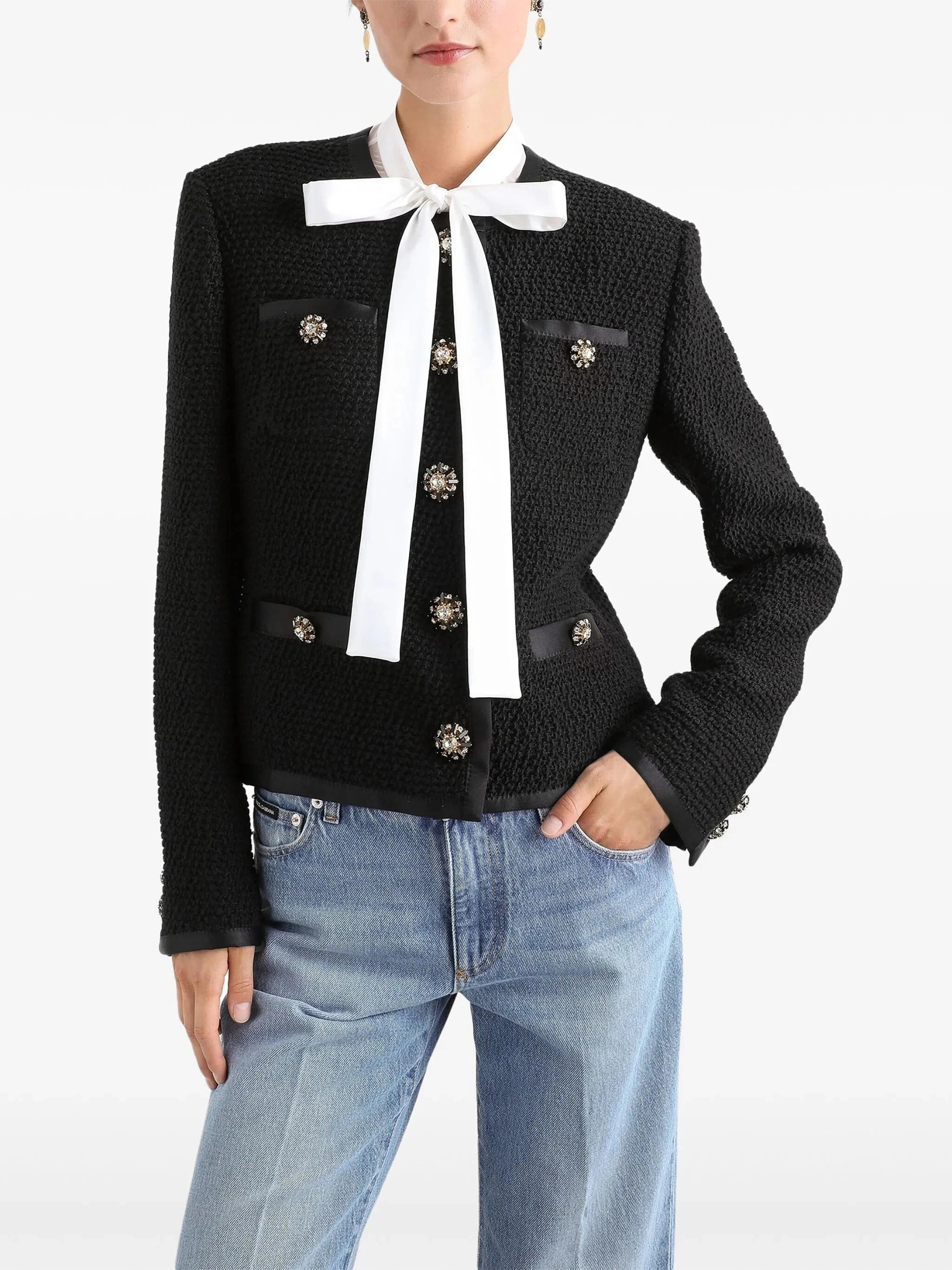 Dolce & Gabbana Bouclé Tweed Jacket