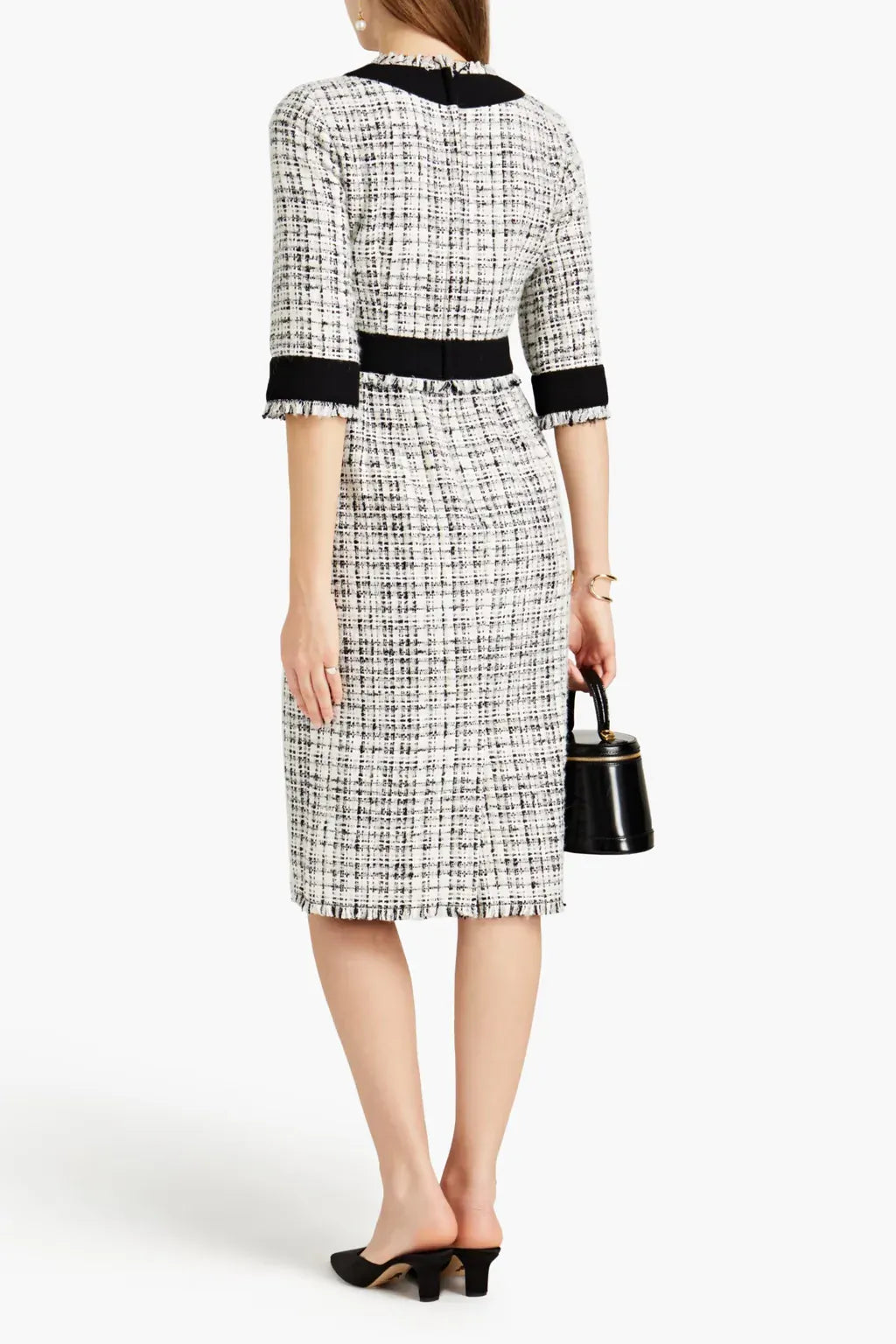 Dolce & Gabbana Dolce & Gabbana Bouclé-Tweed Midi Dress