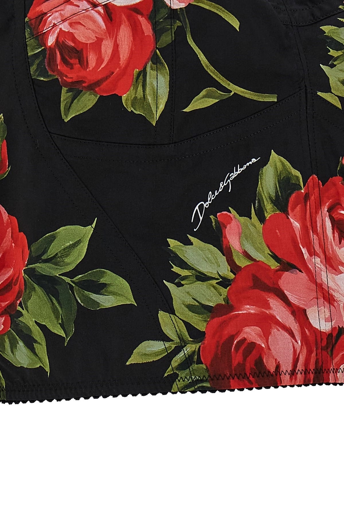 Dolce & Gabbana Dolce & Gabbana Bouquet Rose Bustier Top