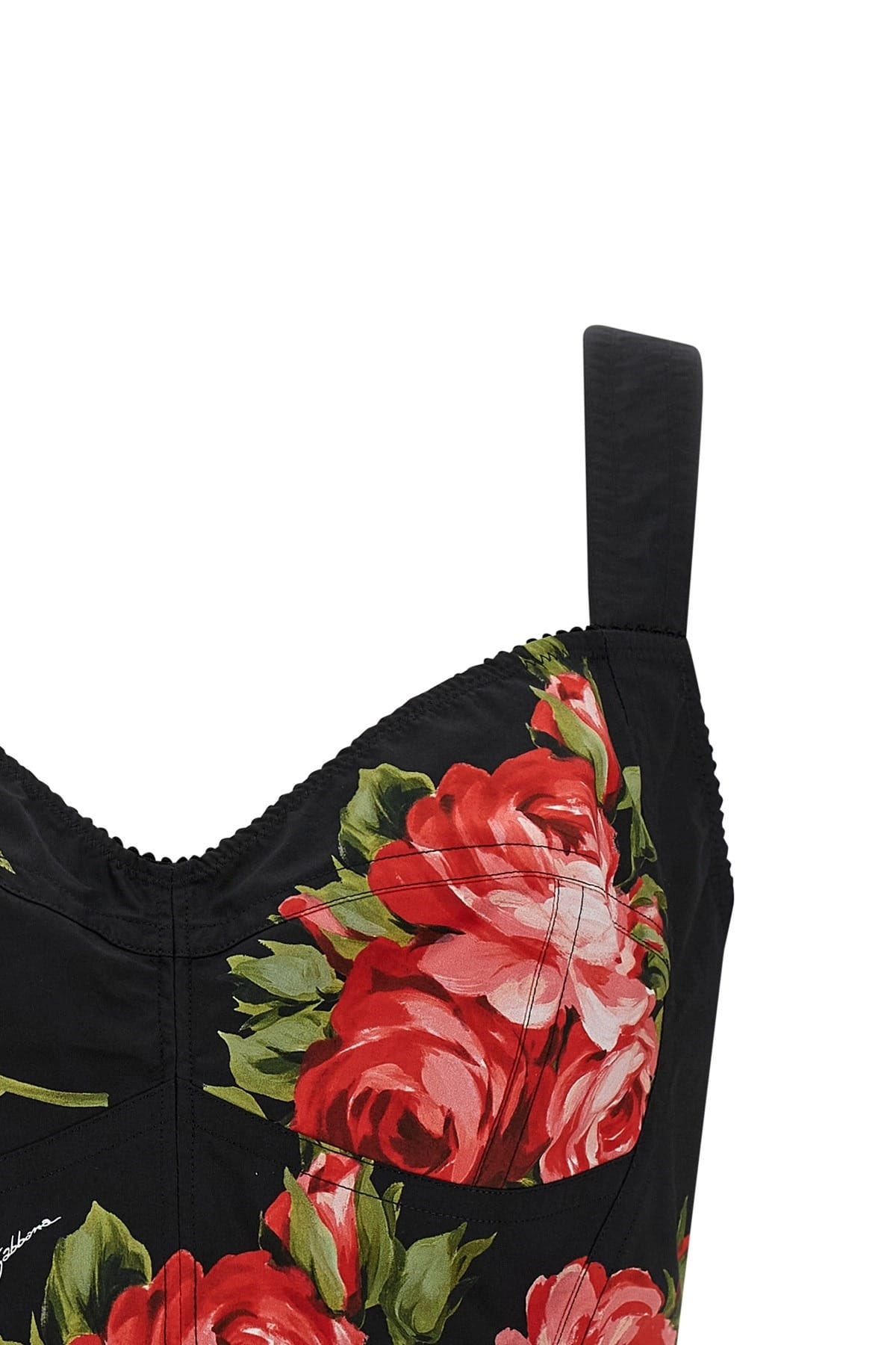Dolce & Gabbana Dolce & Gabbana Bouquet Rose Bustier Top