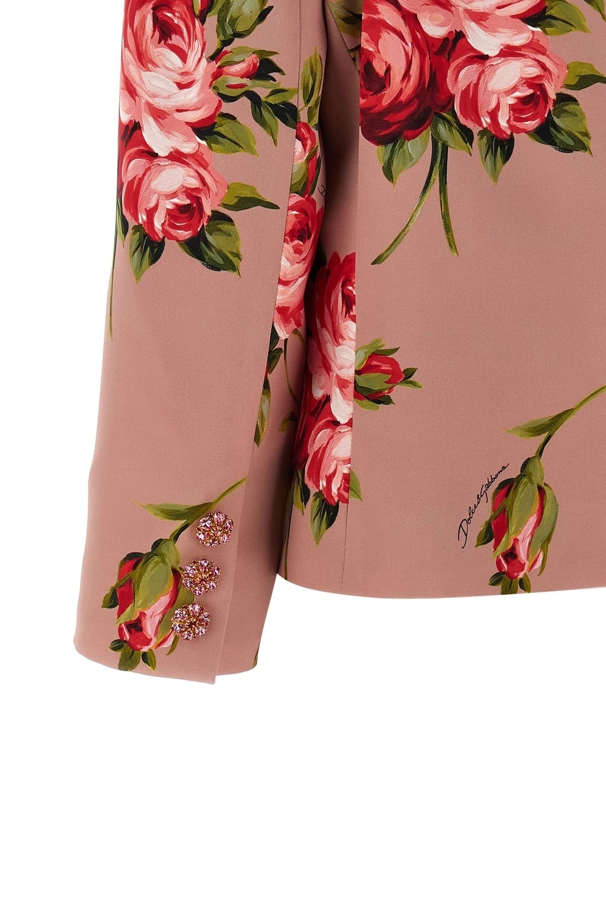 Dolce & Gabbana Dolce & Gabbana Bouquet Rose Print Blazer