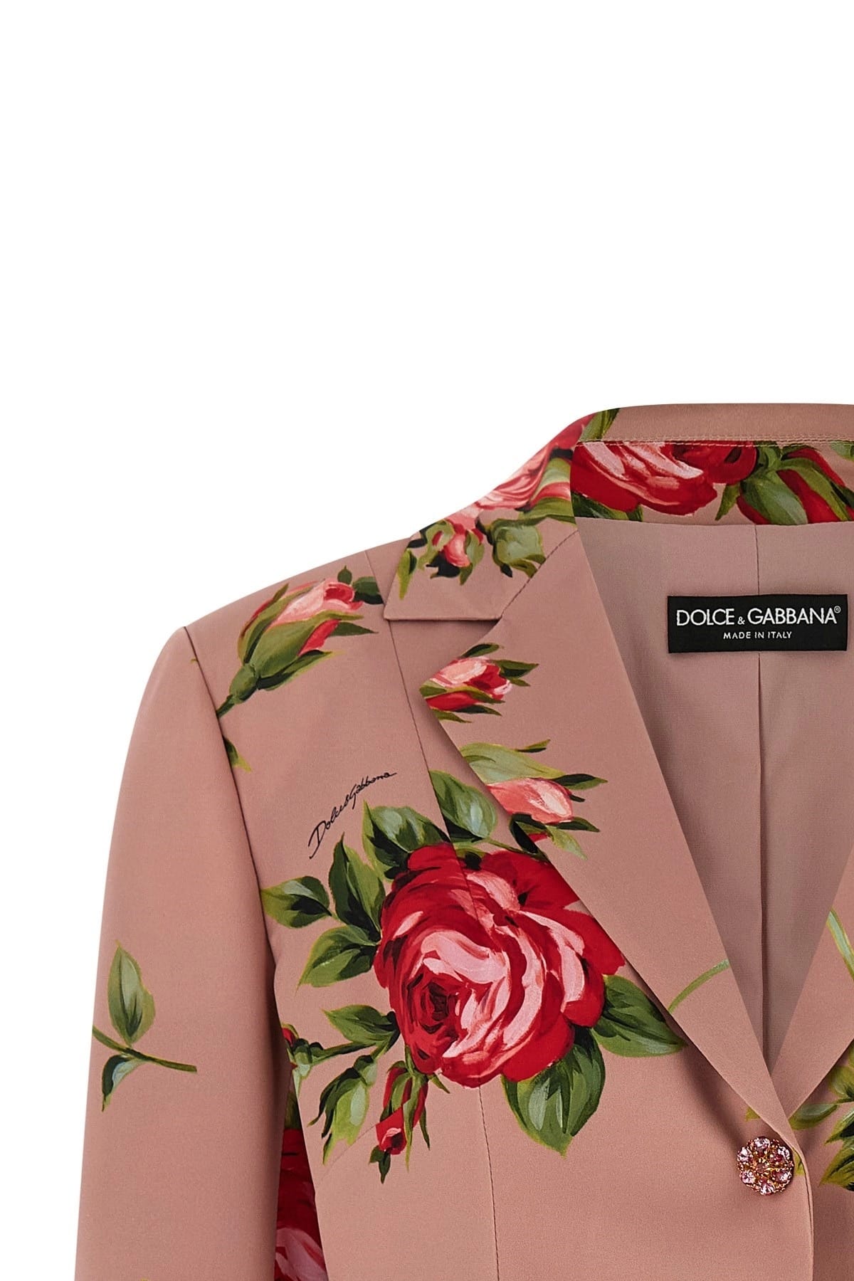Dolce & Gabbana Dolce & Gabbana Bouquet Rose Print Blazer